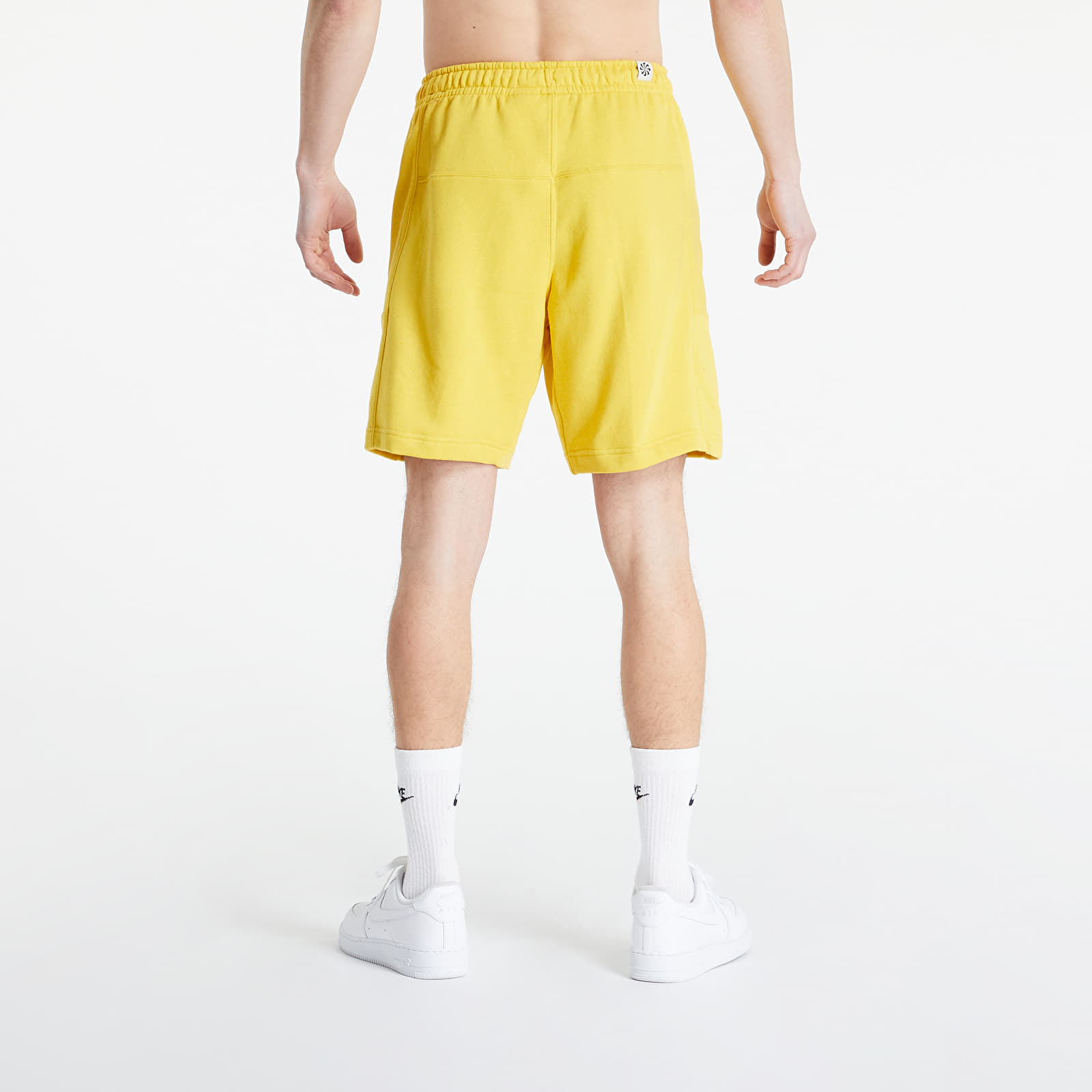 Pantaloni scurți Nike Sportswear Revival Fleece Shorts C Vivid Sulfur/ White
