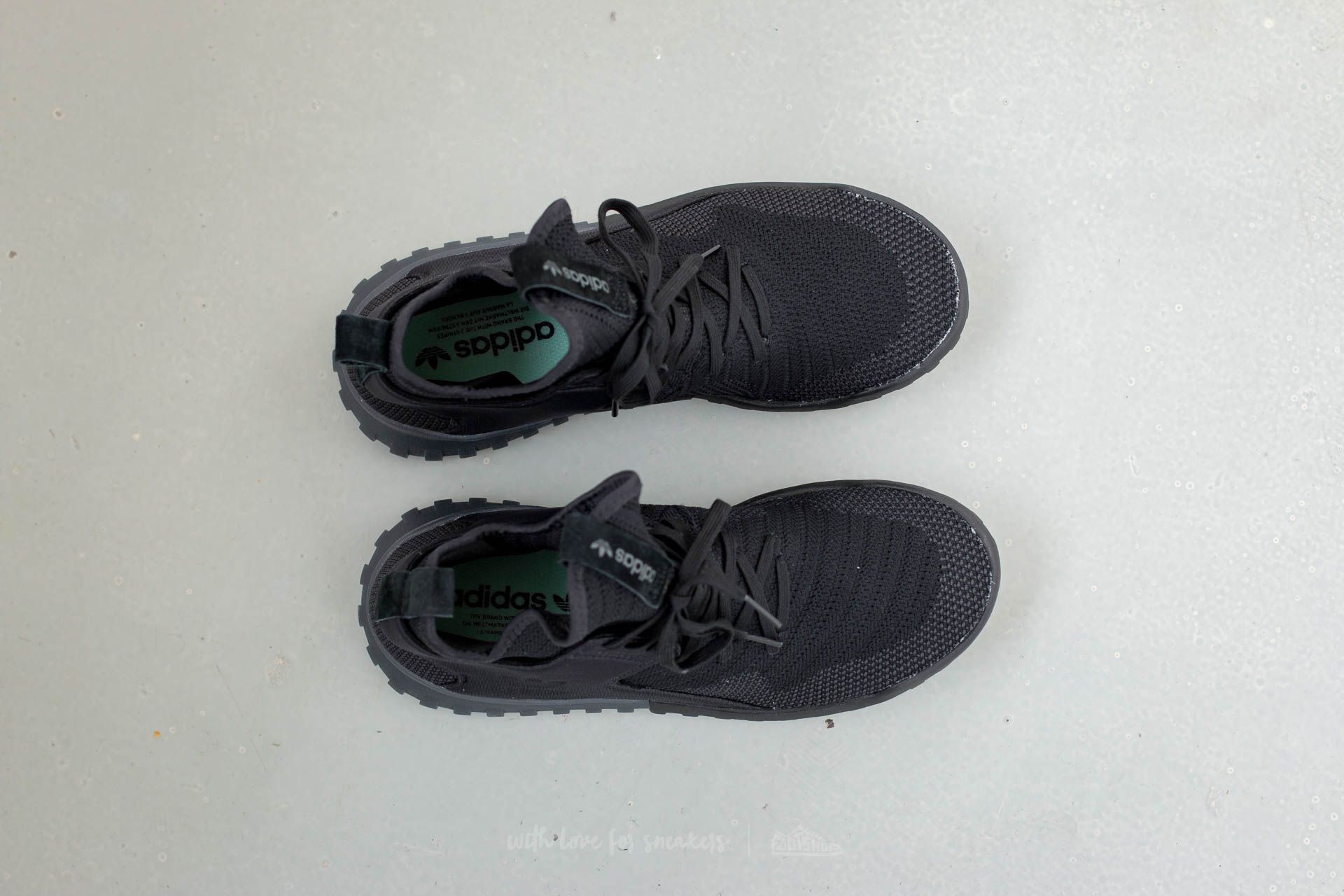 Adidas tubular x primeknit black on feet hot sale