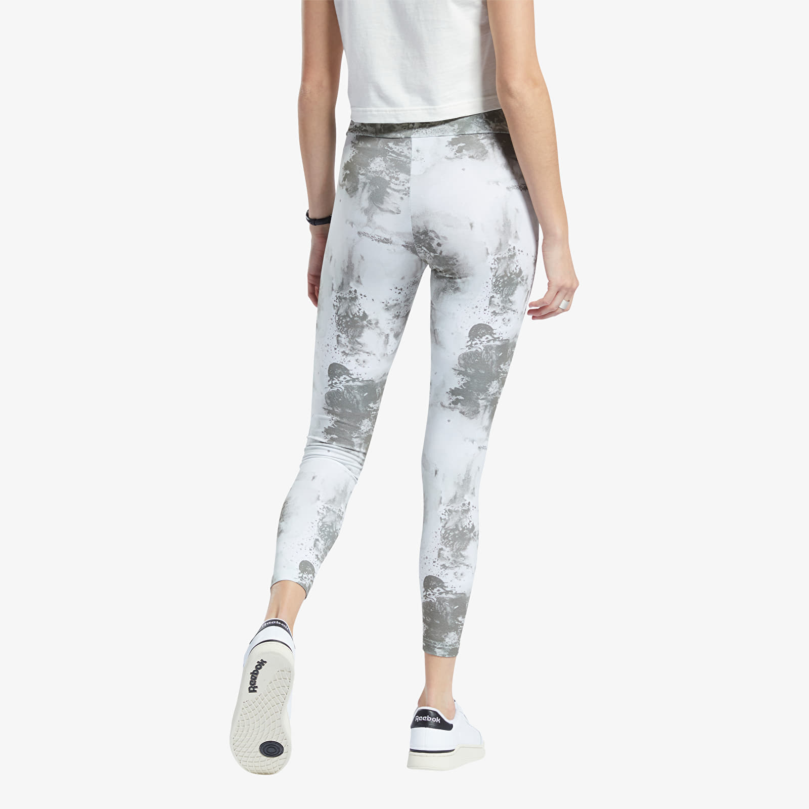 Pants and jeans Reebok Classics Cloud Splatter Leggings Light Sage