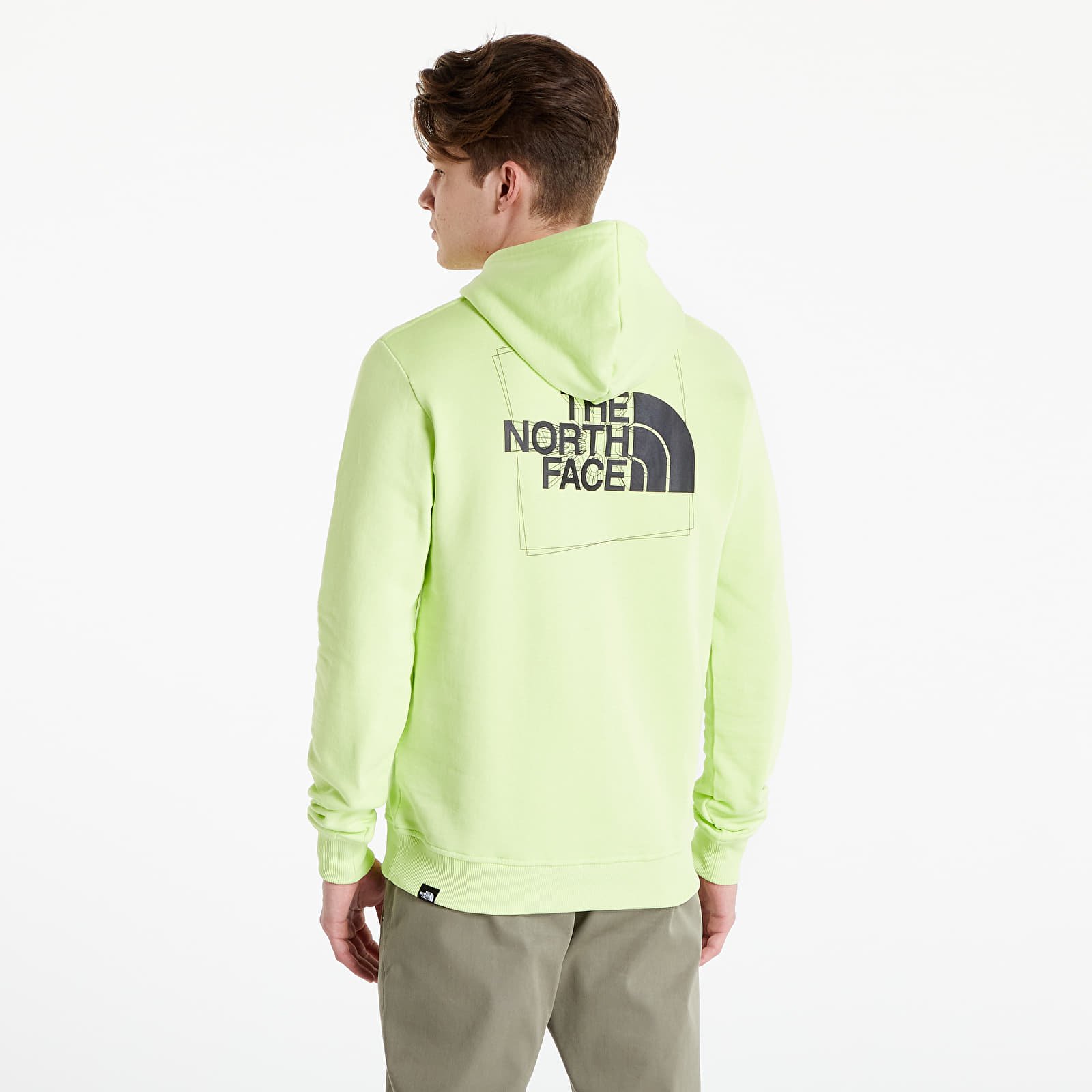 Lime green north face hoodie discount