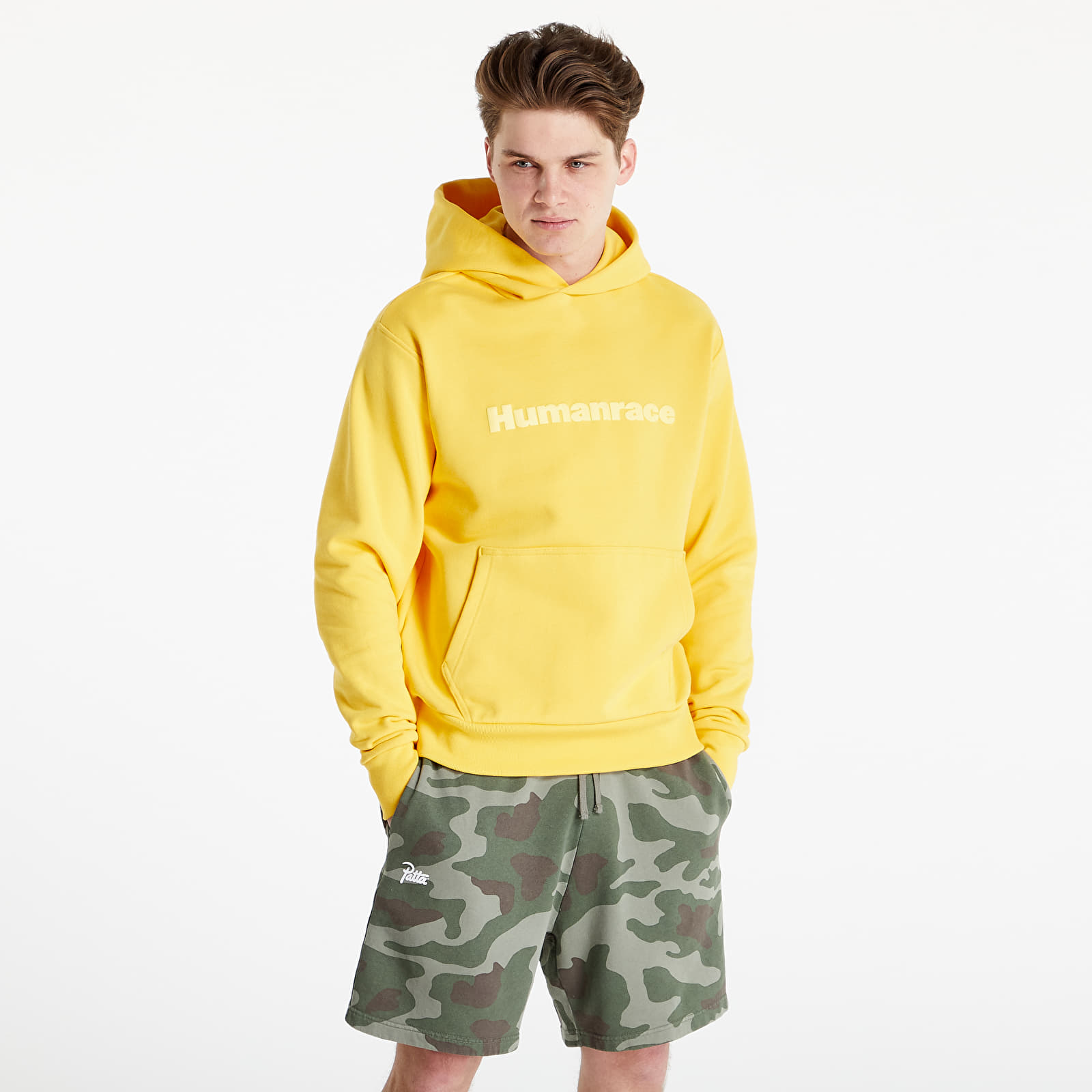 Hoodies and sweatshirts adidas x Pharrell Williams Basics Hood Bold Gold
