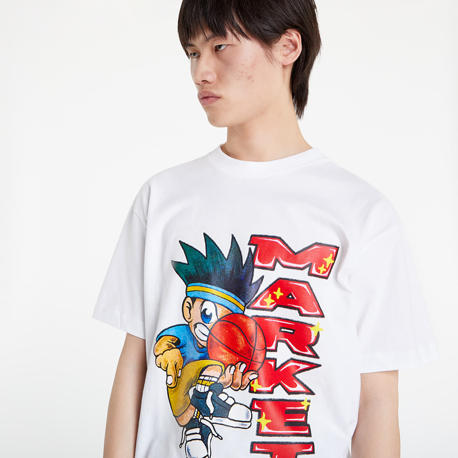 Magliette MARKET Super Slam T-Shirt White