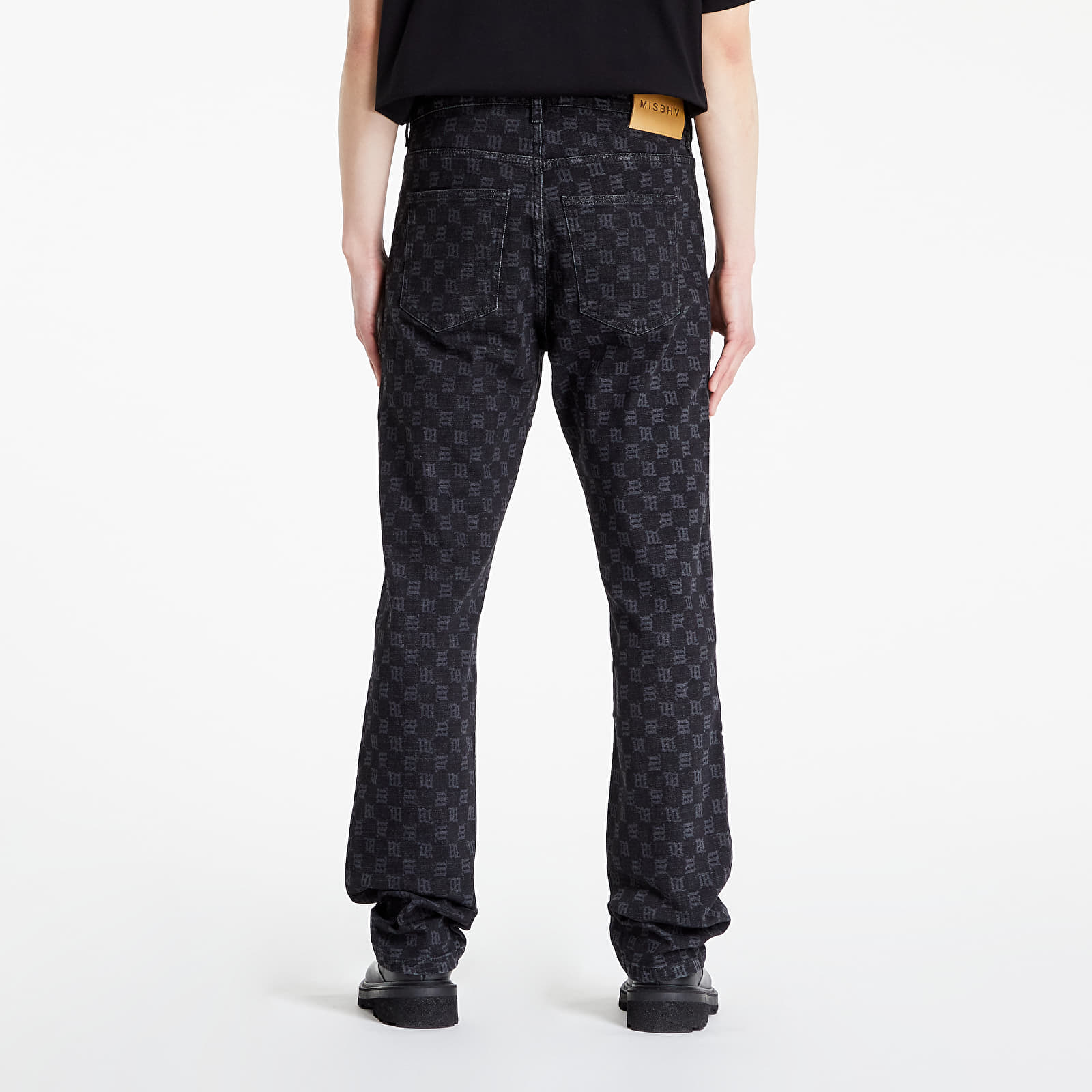 Spodnie MISBHV Monogram Denim Trousers Black Denim