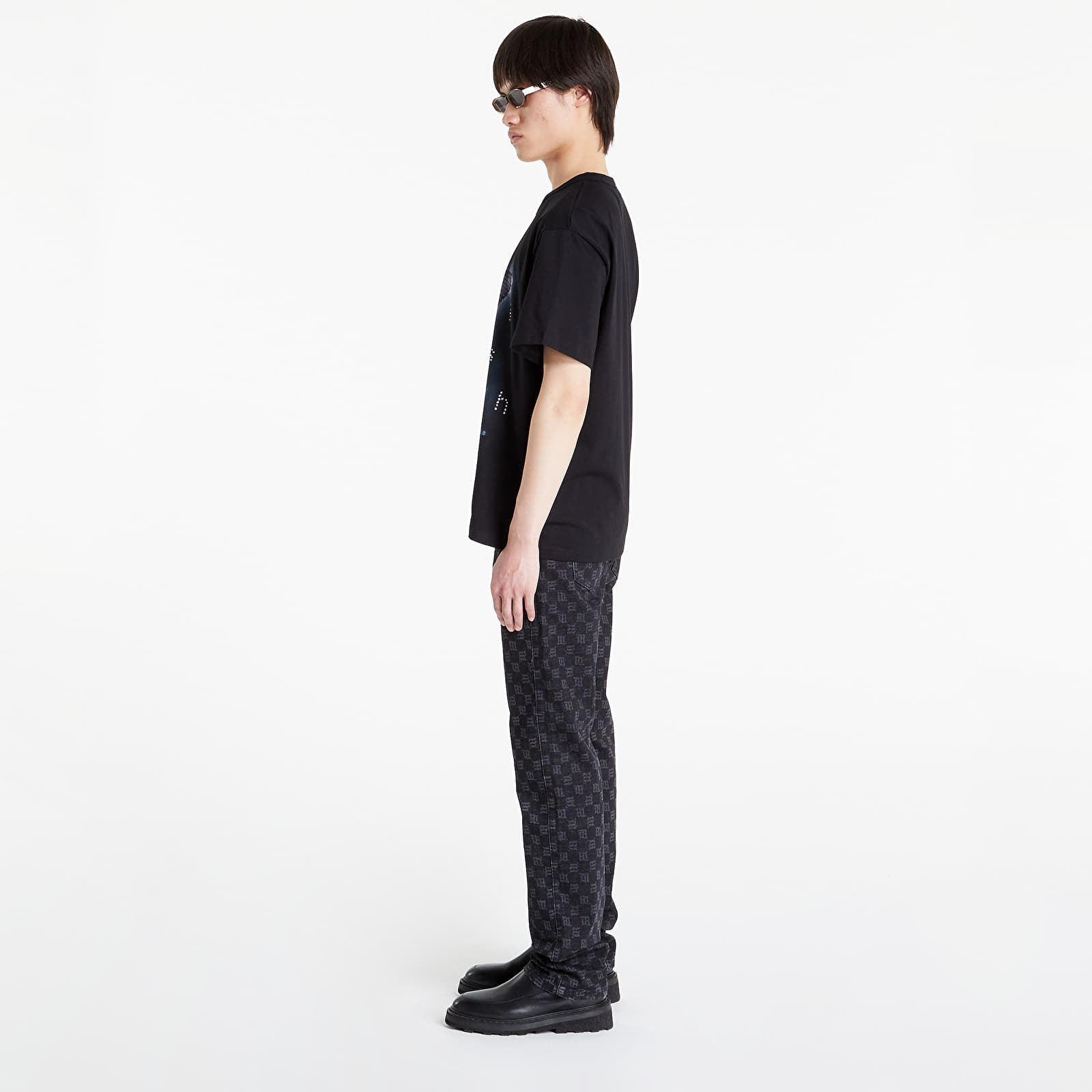 Spodnie MISBHV Monogram Denim Trousers Black Denim