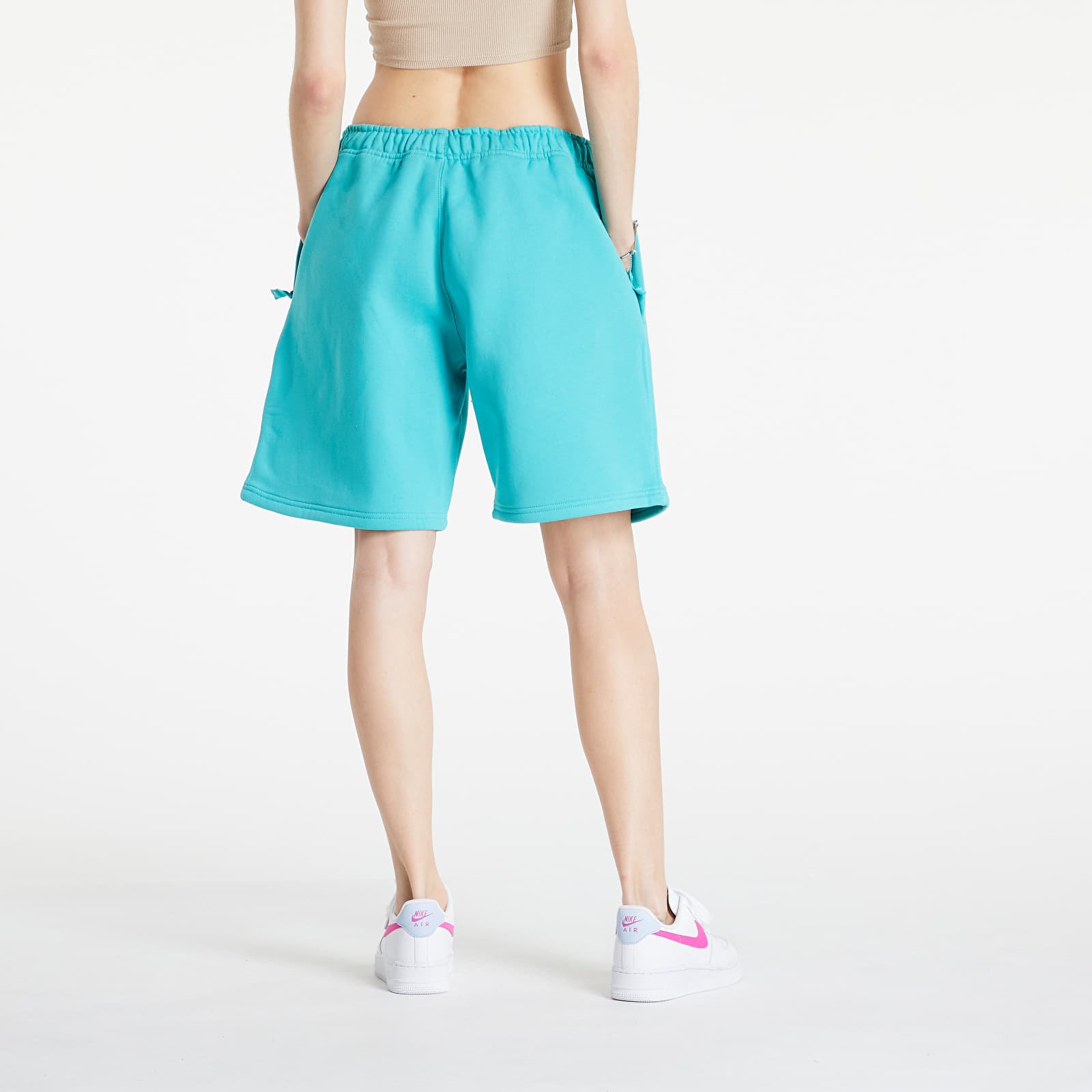 Shorts Nike NRG Solo Swoosh Fleece Shorts Washed Teal/ White