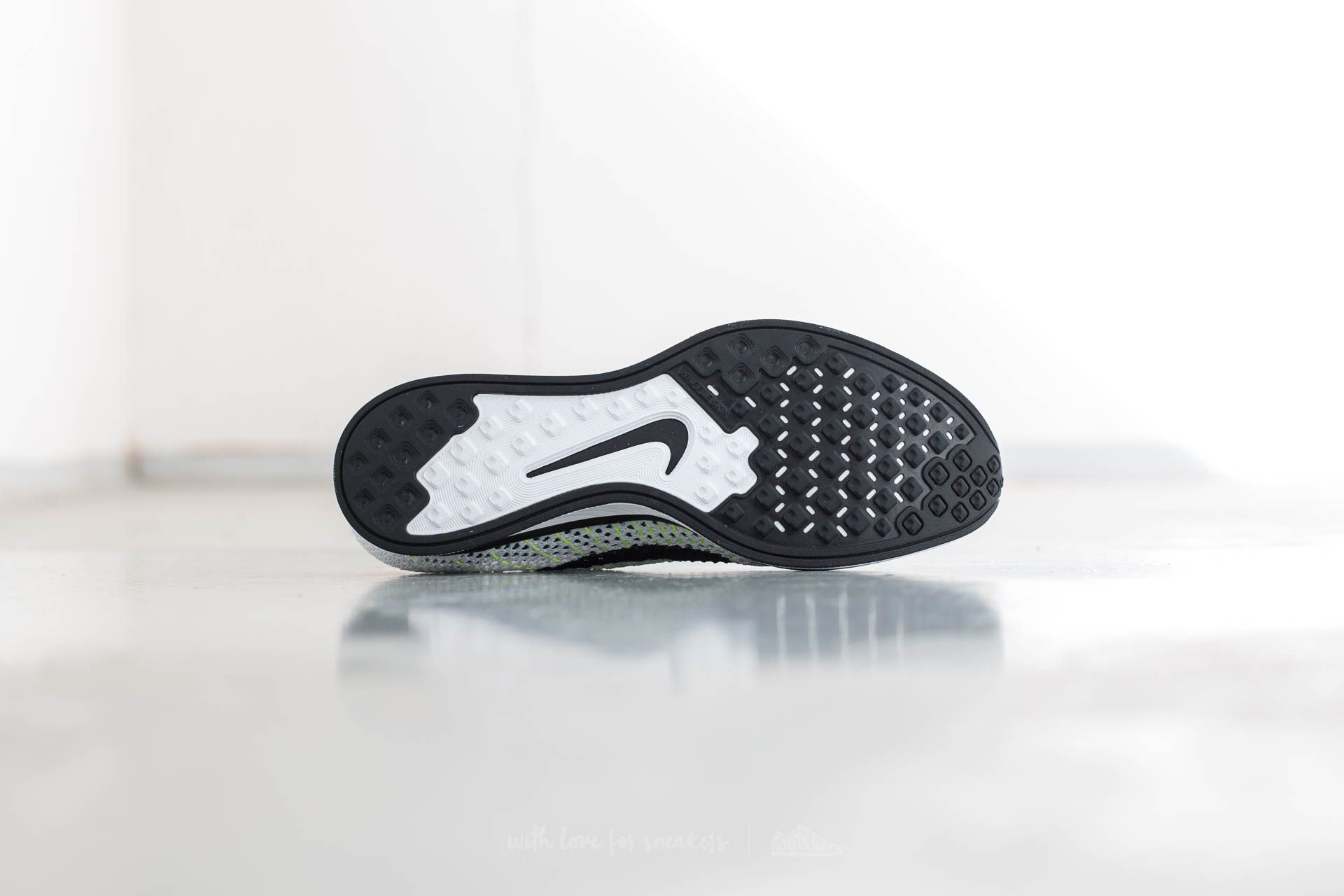 Sko til mænd Nike Flyknit Racer Black/ White-White