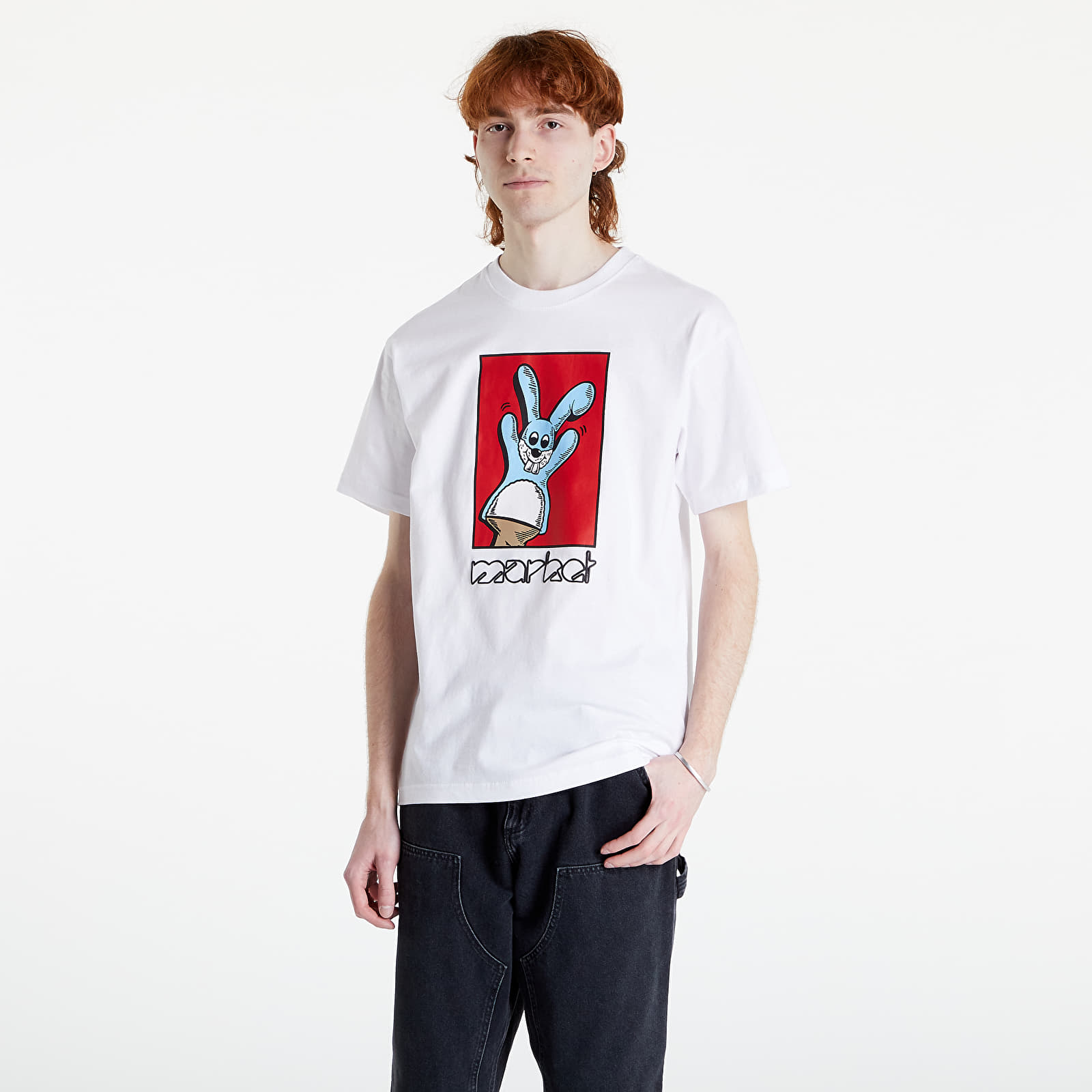 T-shirts MARKET Bunny Puppet Puff T-Shirt White