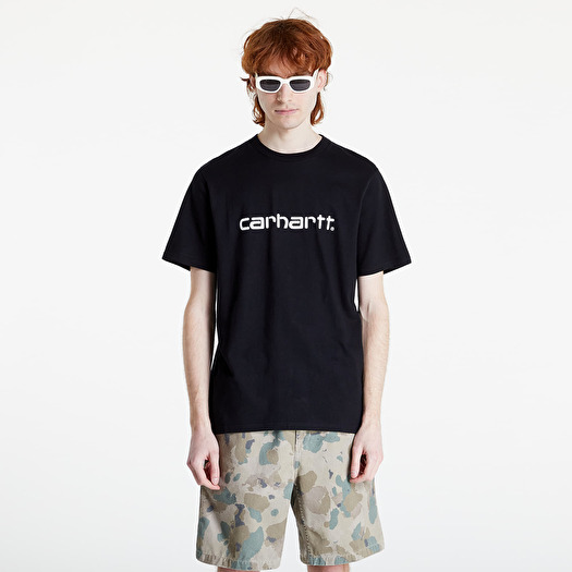 T-shirt Carhartt WIP S/S Script T-Shirt Black/ White