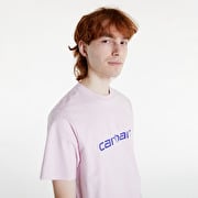 Carhartt WIP S/S Script T-Shirt Pale Quartz/ Razzmic 