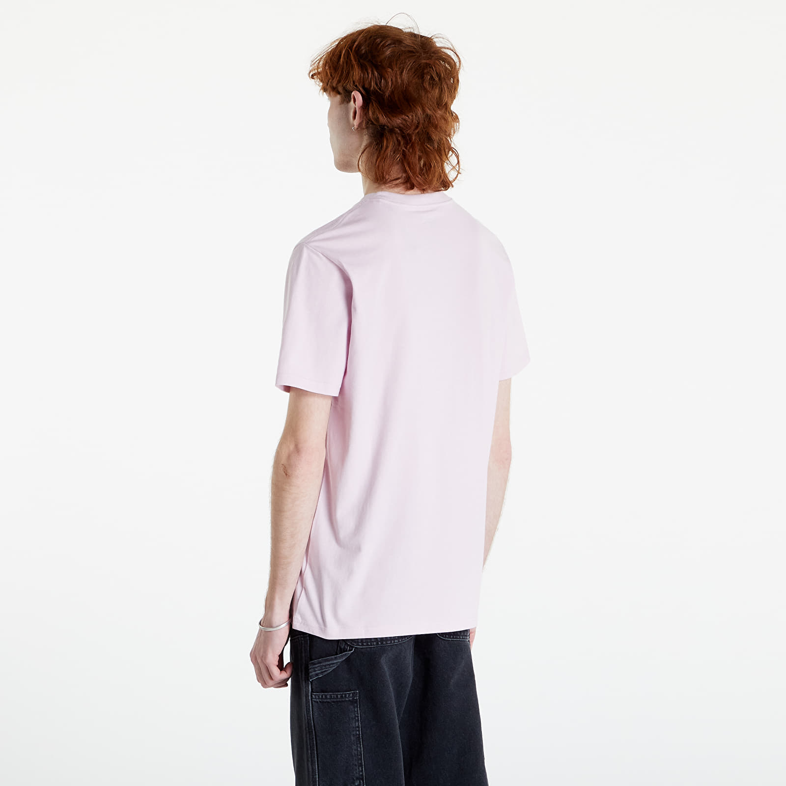 Camisetas Carhartt WIP S/S Script T-Shirt Pale Quartz/ Razzmic 