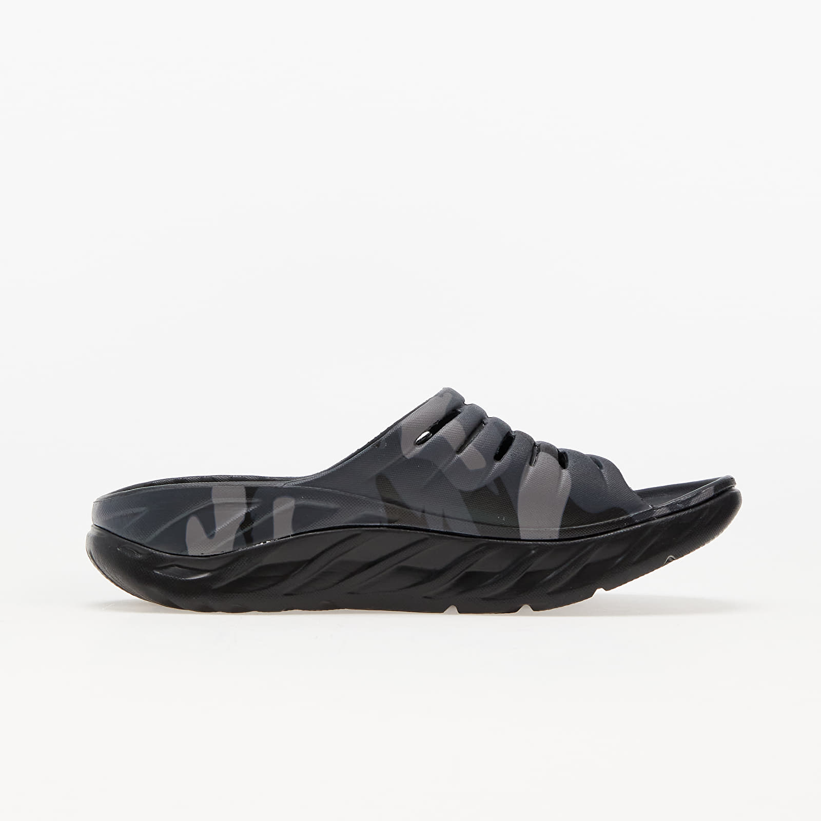 Herren Sneaker und Schuhe Hoka One One® ORA Recovery Slide Black/ Black