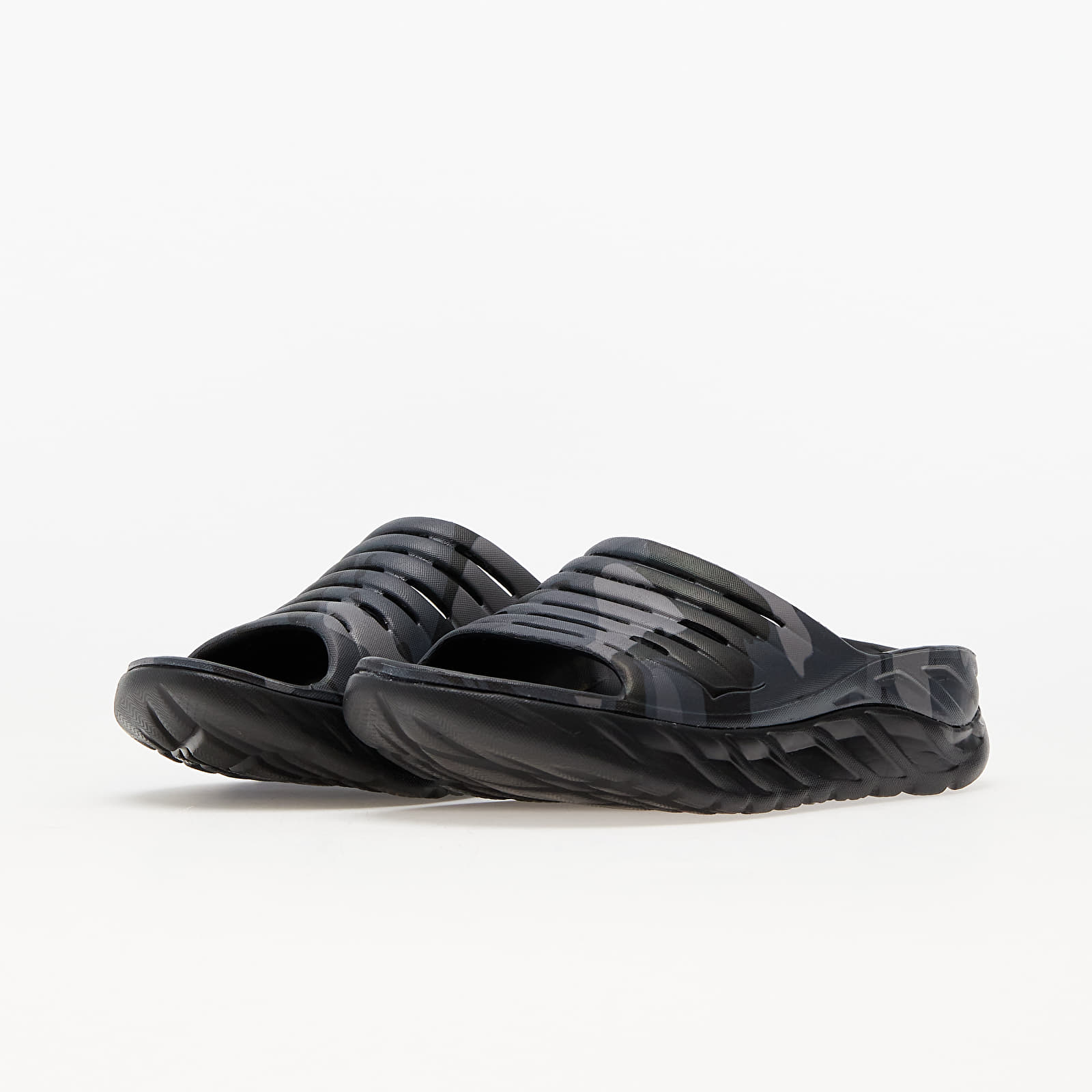 Herren Sneaker und Schuhe Hoka One One® ORA Recovery Slide Black/ Black