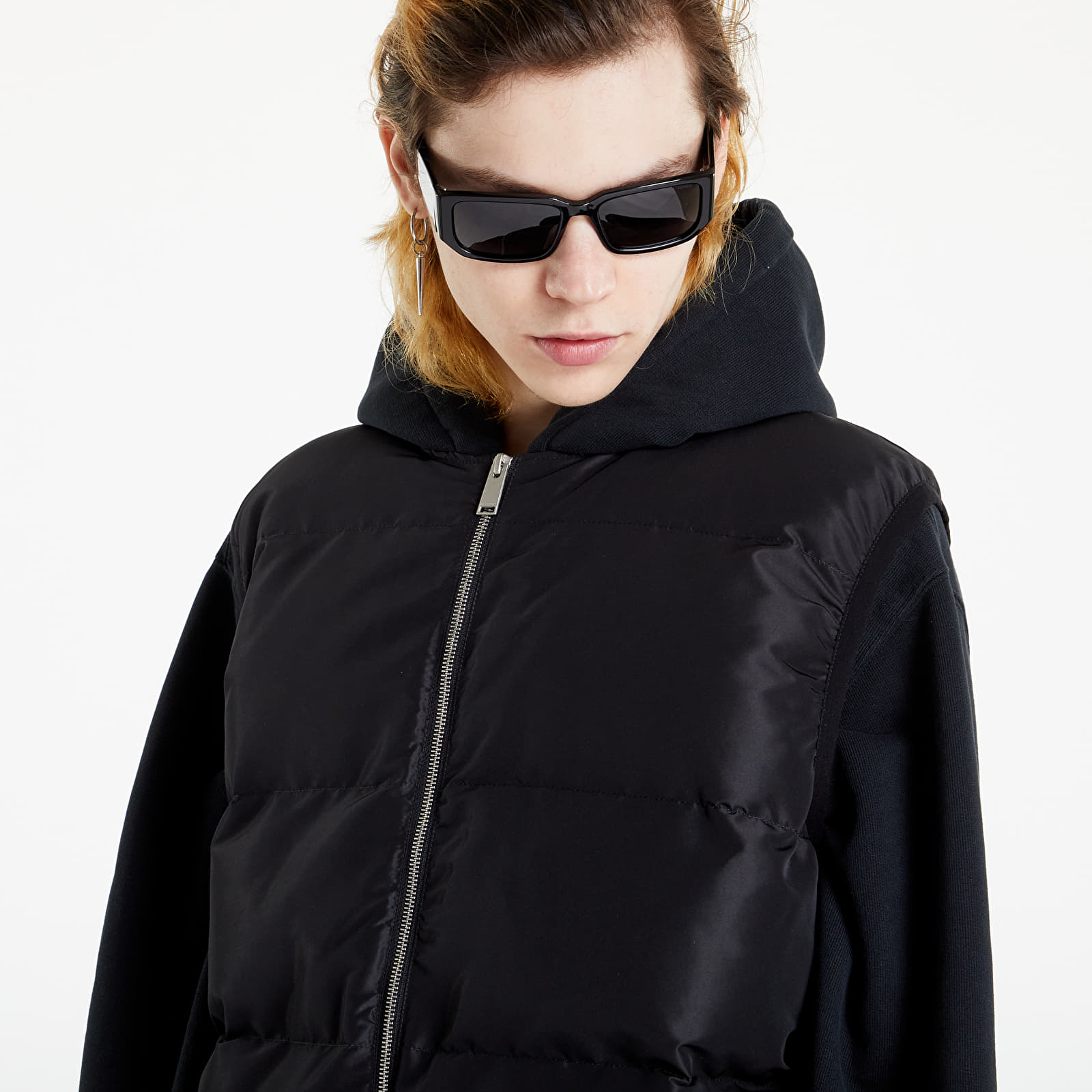 Vests HERON PRESTON Logo Tape Nylon Padded Vest Black/ No Color