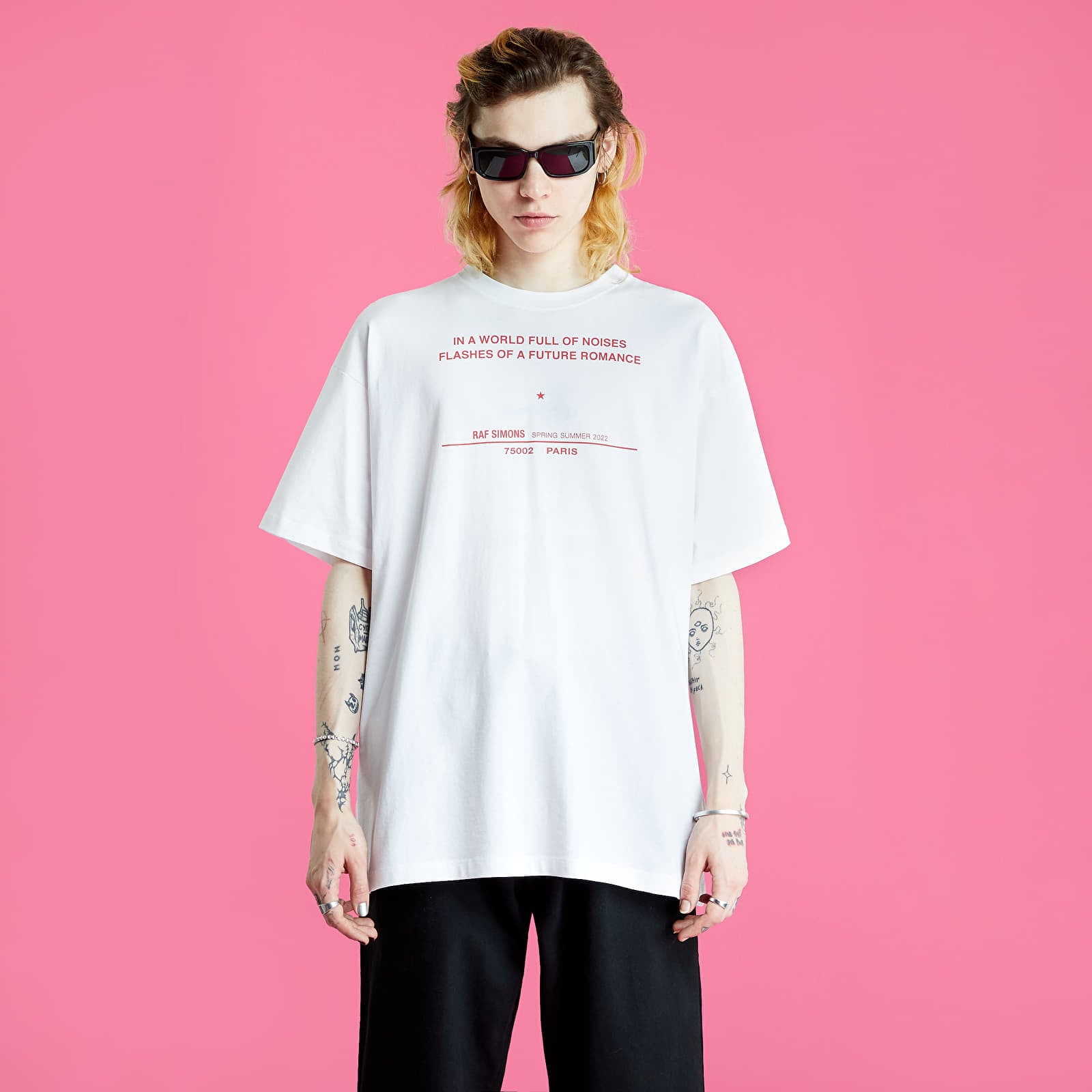 T-shirts RAF SIMONS Tour T-Shirt White