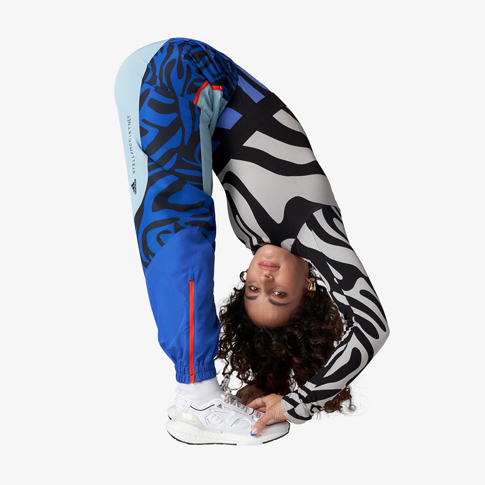 Pants adidas x Stella McCartney Sw W Track Pants Zp Arctic