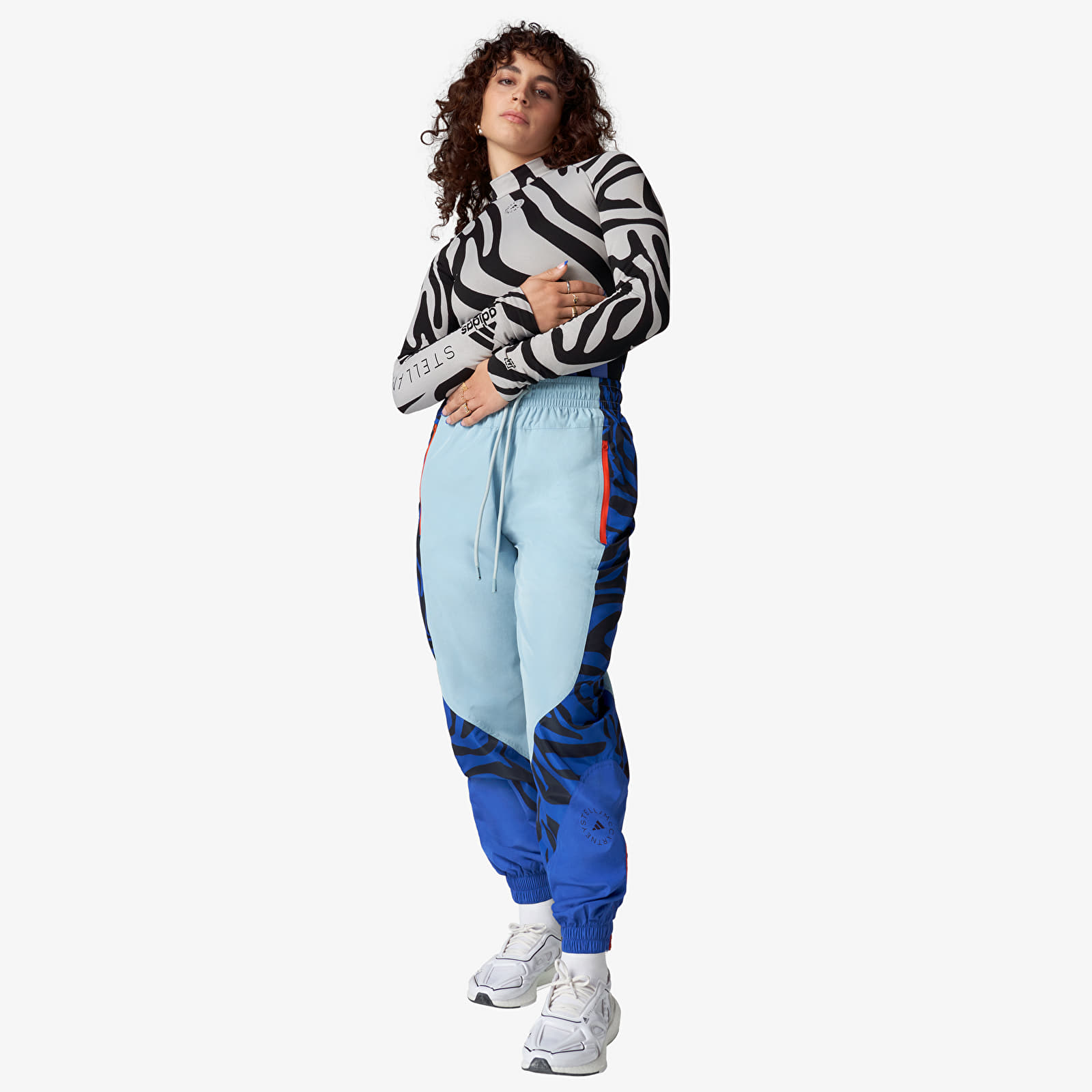 Pants adidas x Stella McCartney Sw W Track Pants Zp Arctic