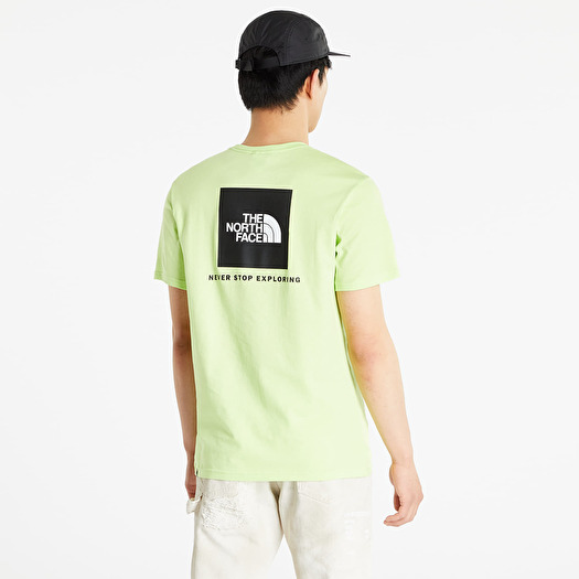 T shirts The North Face M S S Redbox Tee Sharp Green Footshop