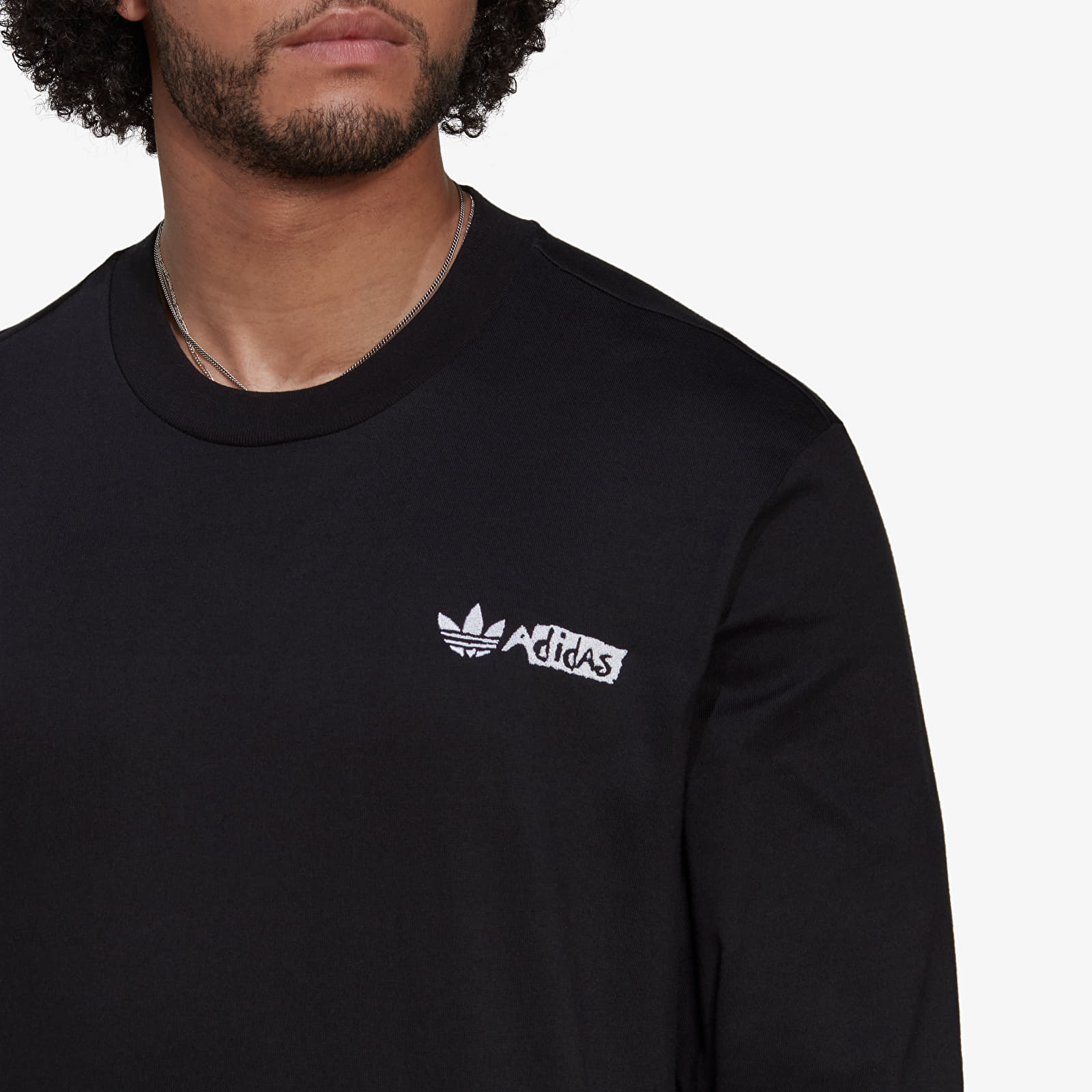 Adidas double online logo tee