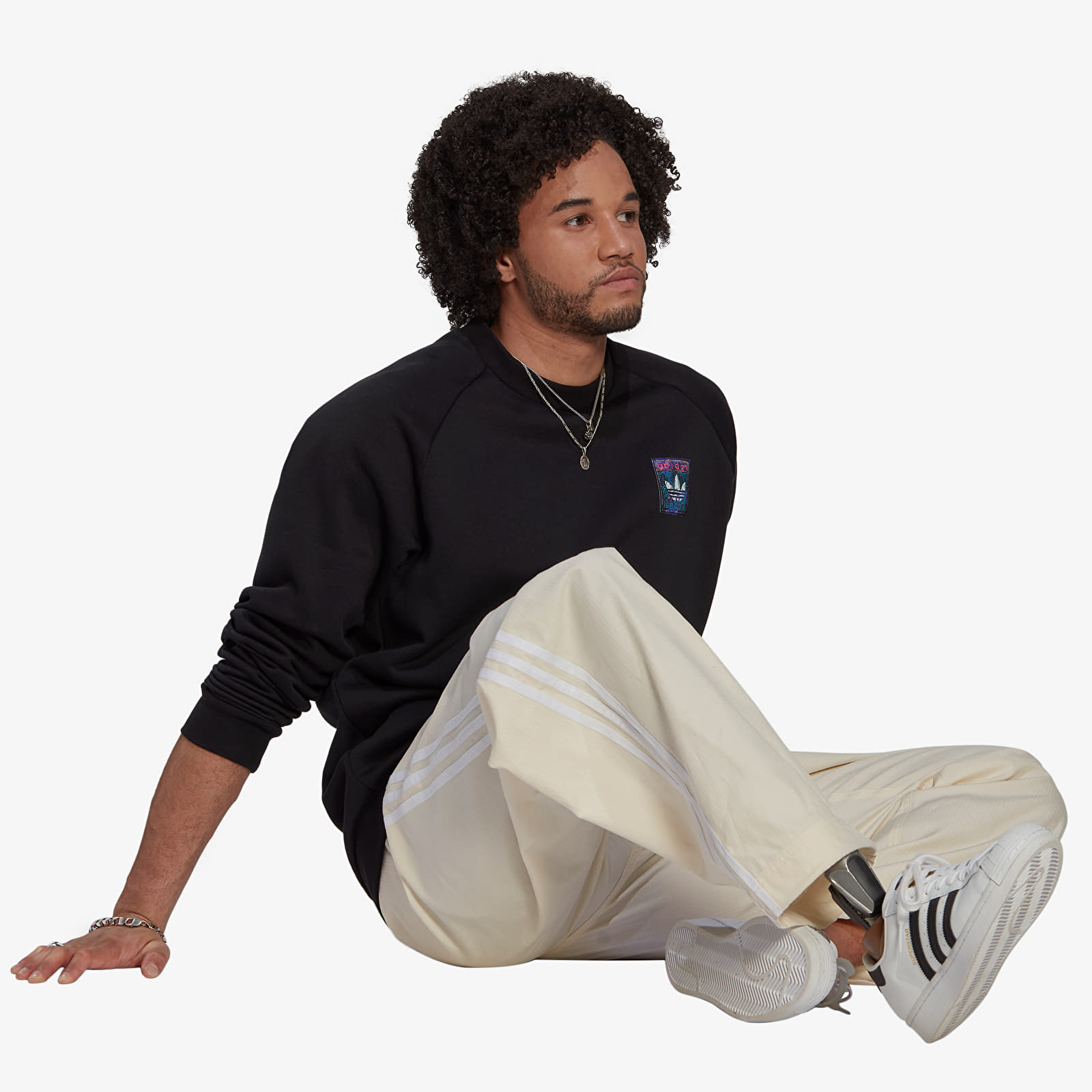 Adidas performance men's clearance street graphic crew hoodie