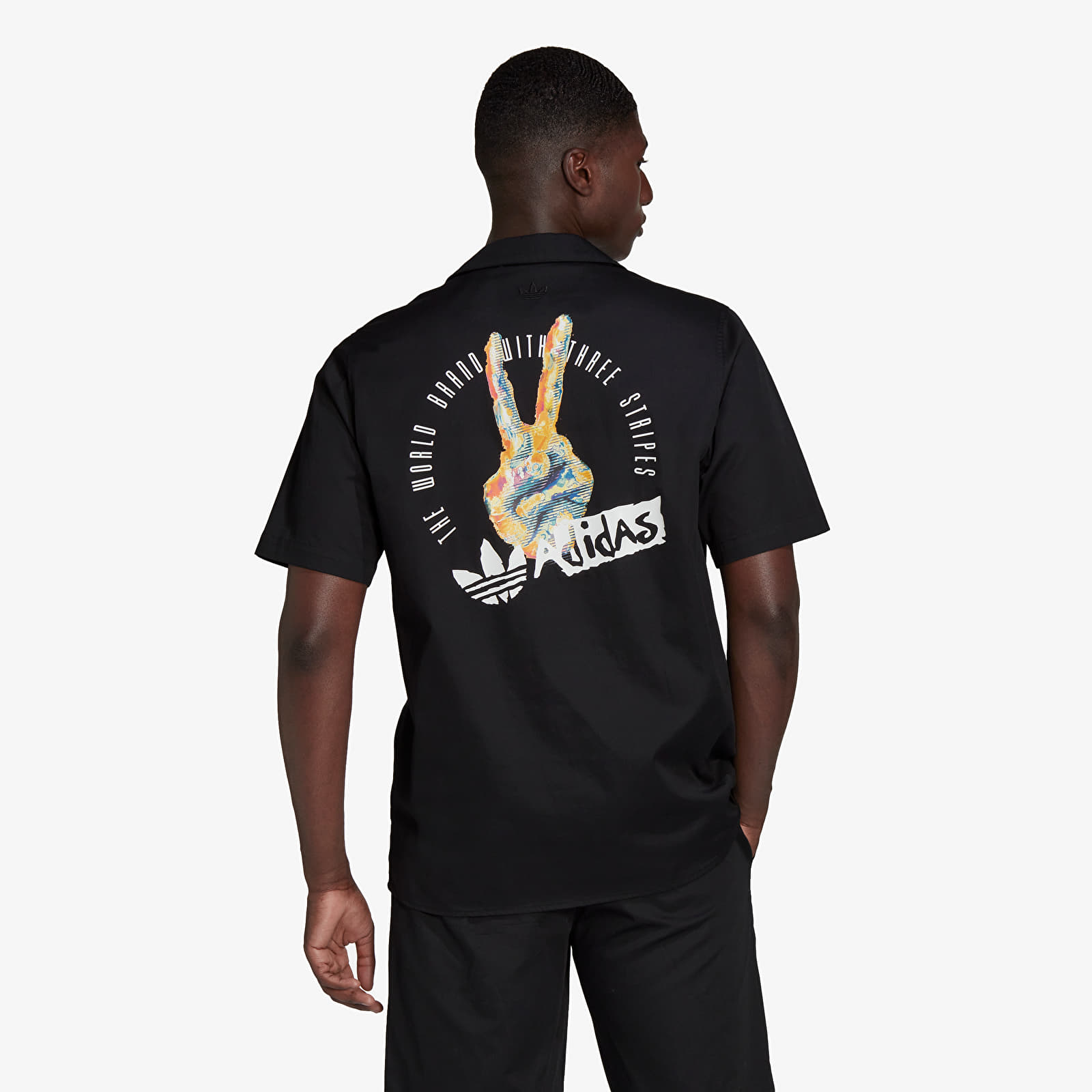 Camisas adidas Twill Shirt Black