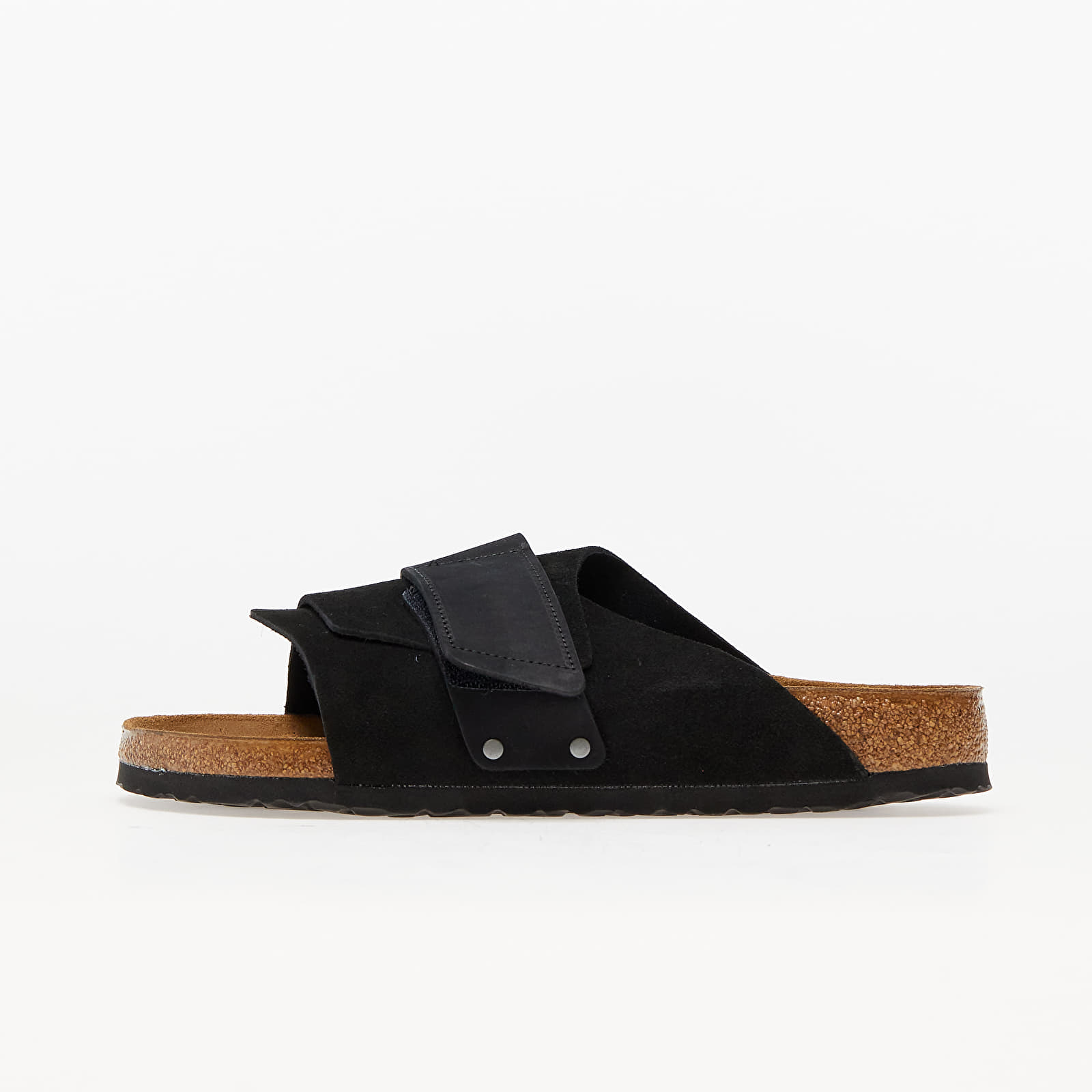 Men's shoes Birkenstock Kyoto VL Soft Suede & Nubuck Black