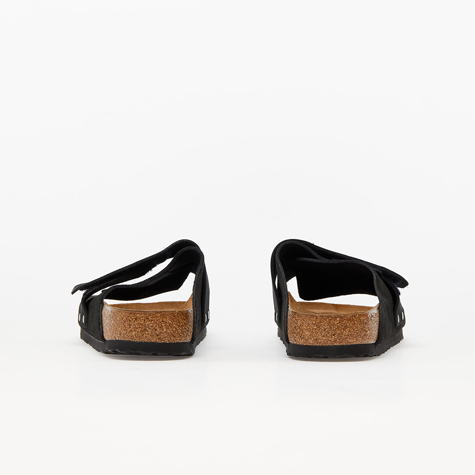 Männer Birkenstock Kyoto Velvet Leather Soft Suede & Nubuck Black