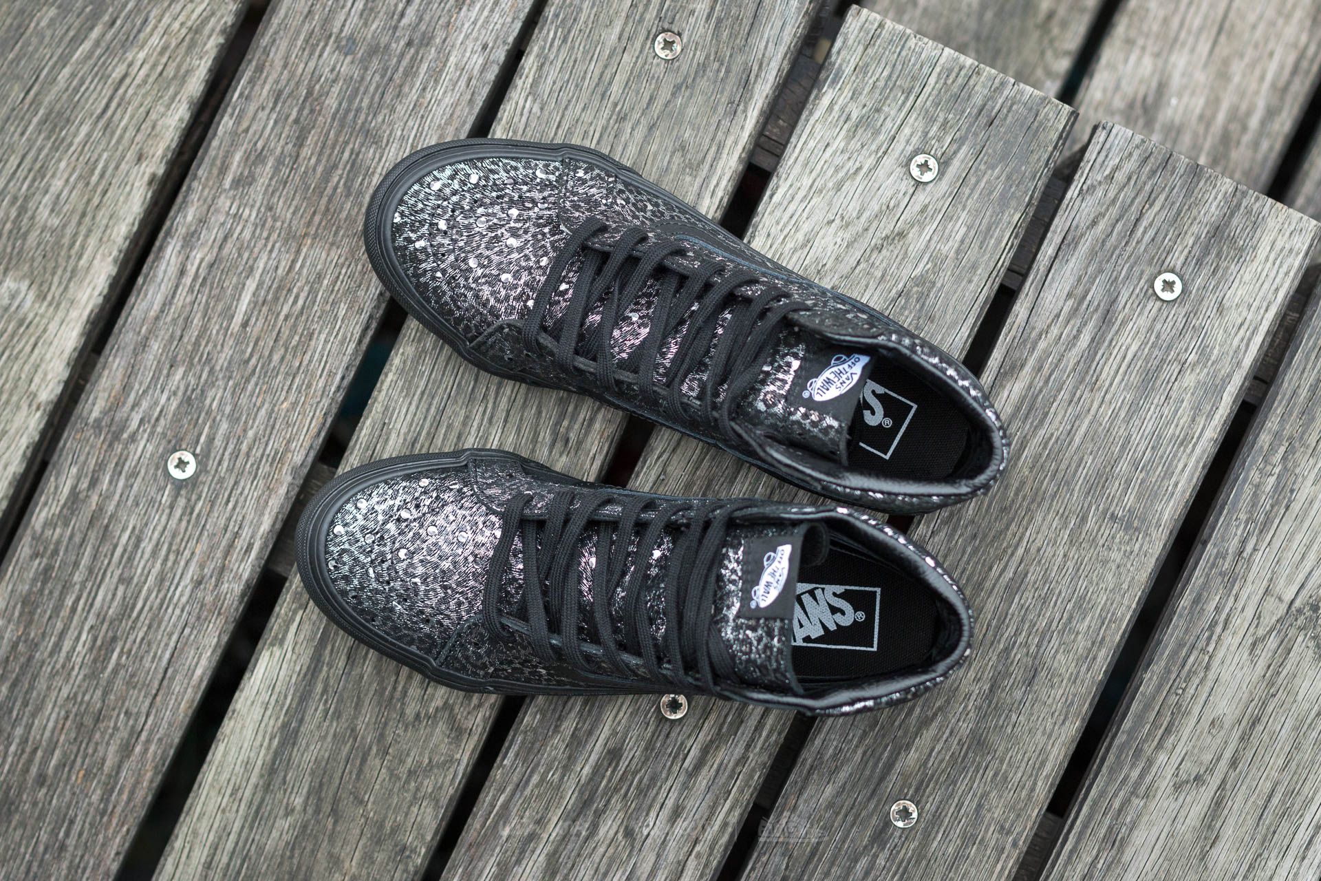 Girls metallic sale vans