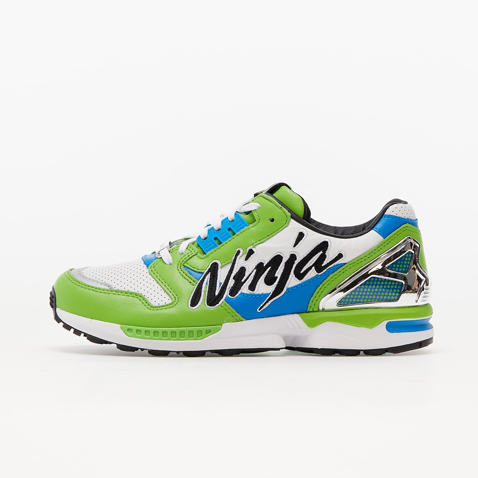 Men's shoes adidas x Kawasaki ZX 8000 Semi Solar Green/ Semi Solar Green/ Bright Blue
