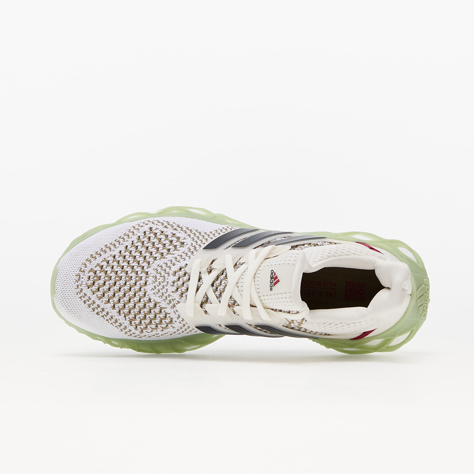 Skor för män adidas UltraBOOST Web DNA Core White/ Carbon/ Orbit Green