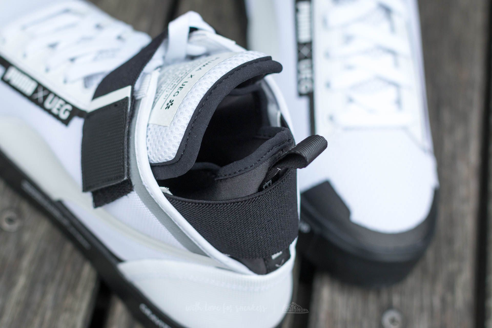 Men s shoes Puma Court Play x UEG Puma White Puma Black Footshop