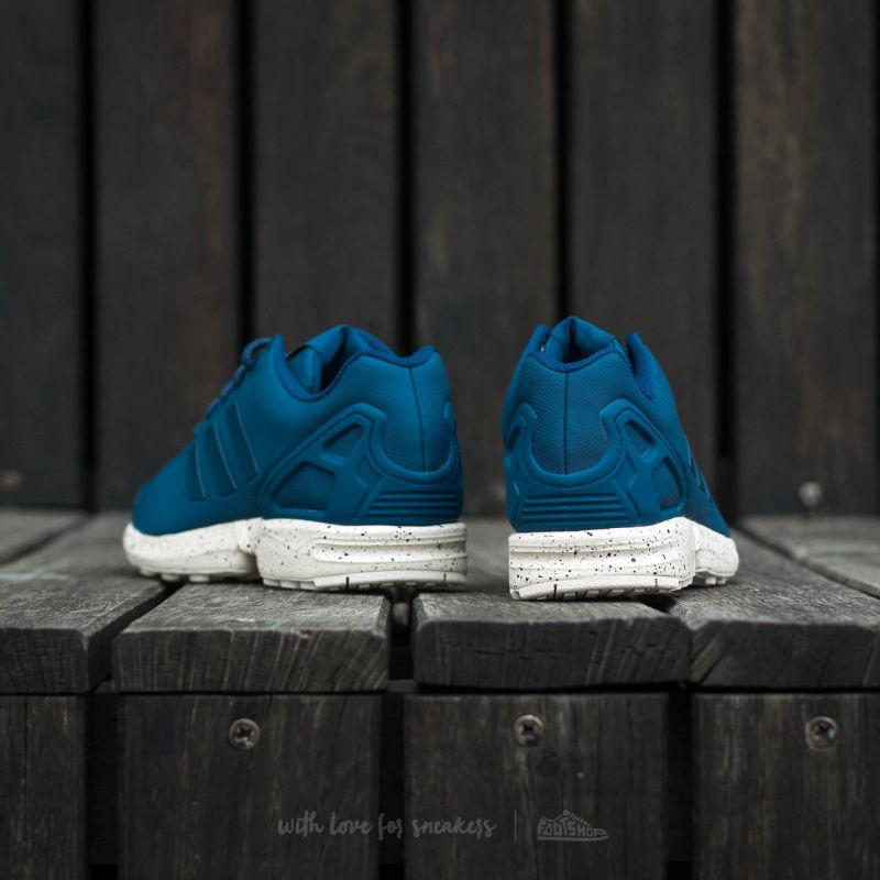 Men's shoes adidas ZX Flux Tech Steel/ Utility Blue/ Chalk White