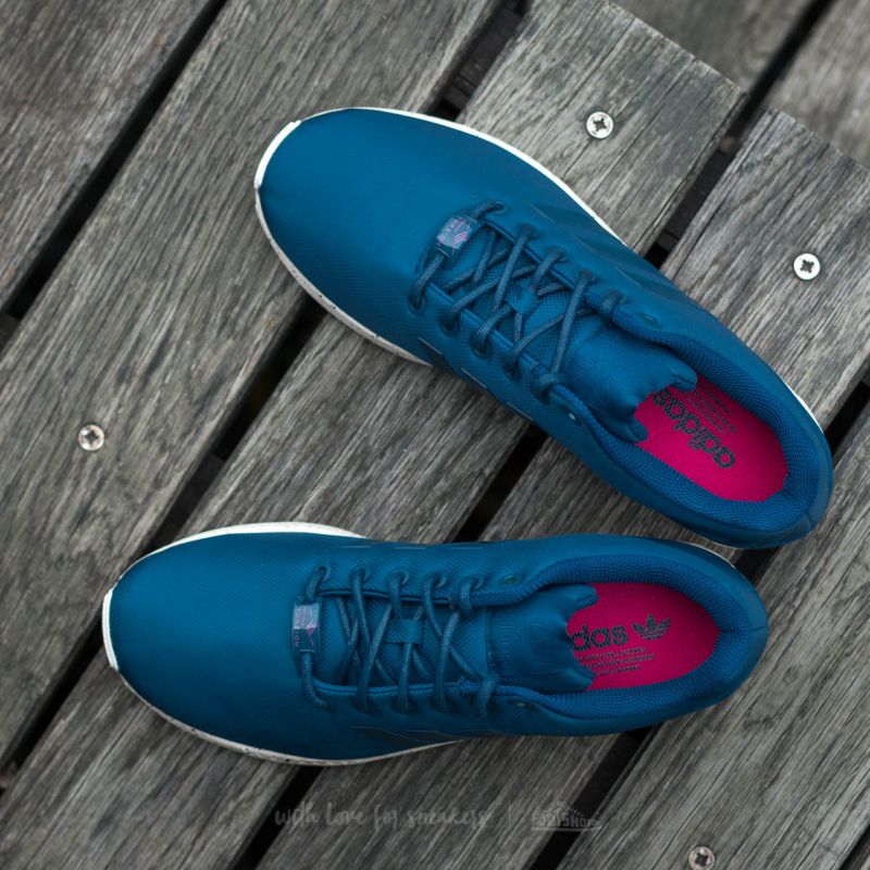 Men's shoes adidas ZX Flux Tech Steel/ Utility Blue/ Chalk White