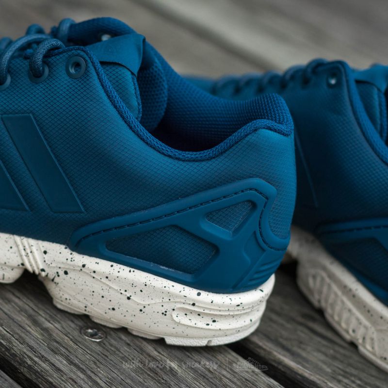 Men's shoes adidas ZX Flux Tech Steel/ Utility Blue/ Chalk White