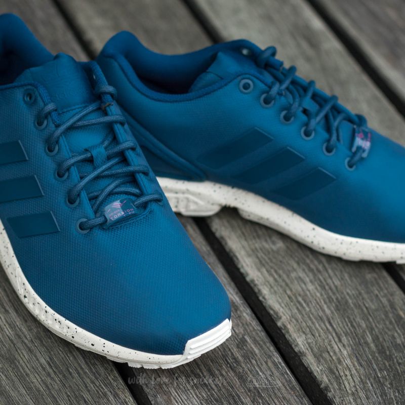 Men's shoes adidas ZX Flux Tech Steel/ Utility Blue/ Chalk White