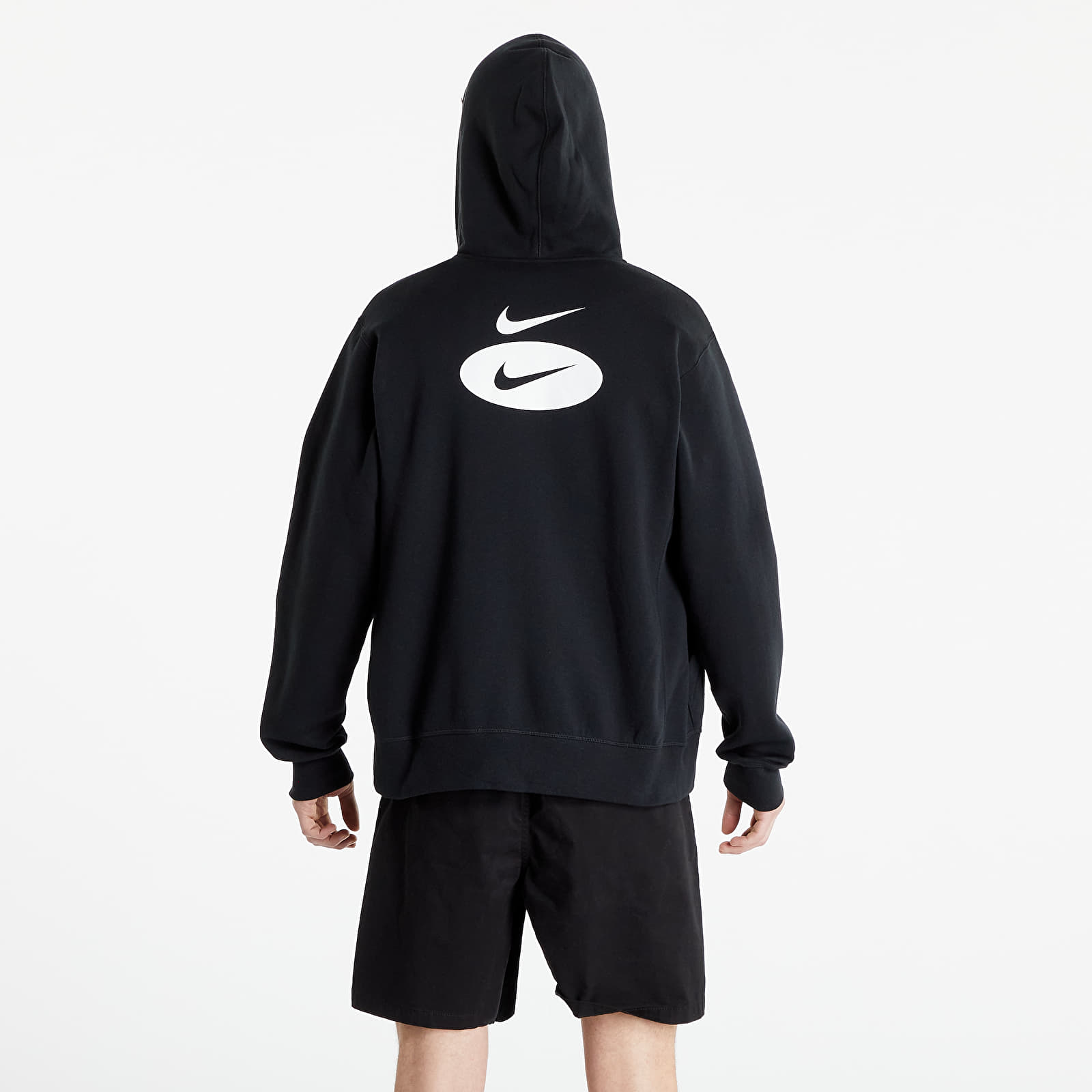 Hoodies and sweatshirts Nike Sportswear Swoosh League Men s Fleece Hoodie Black Footshop