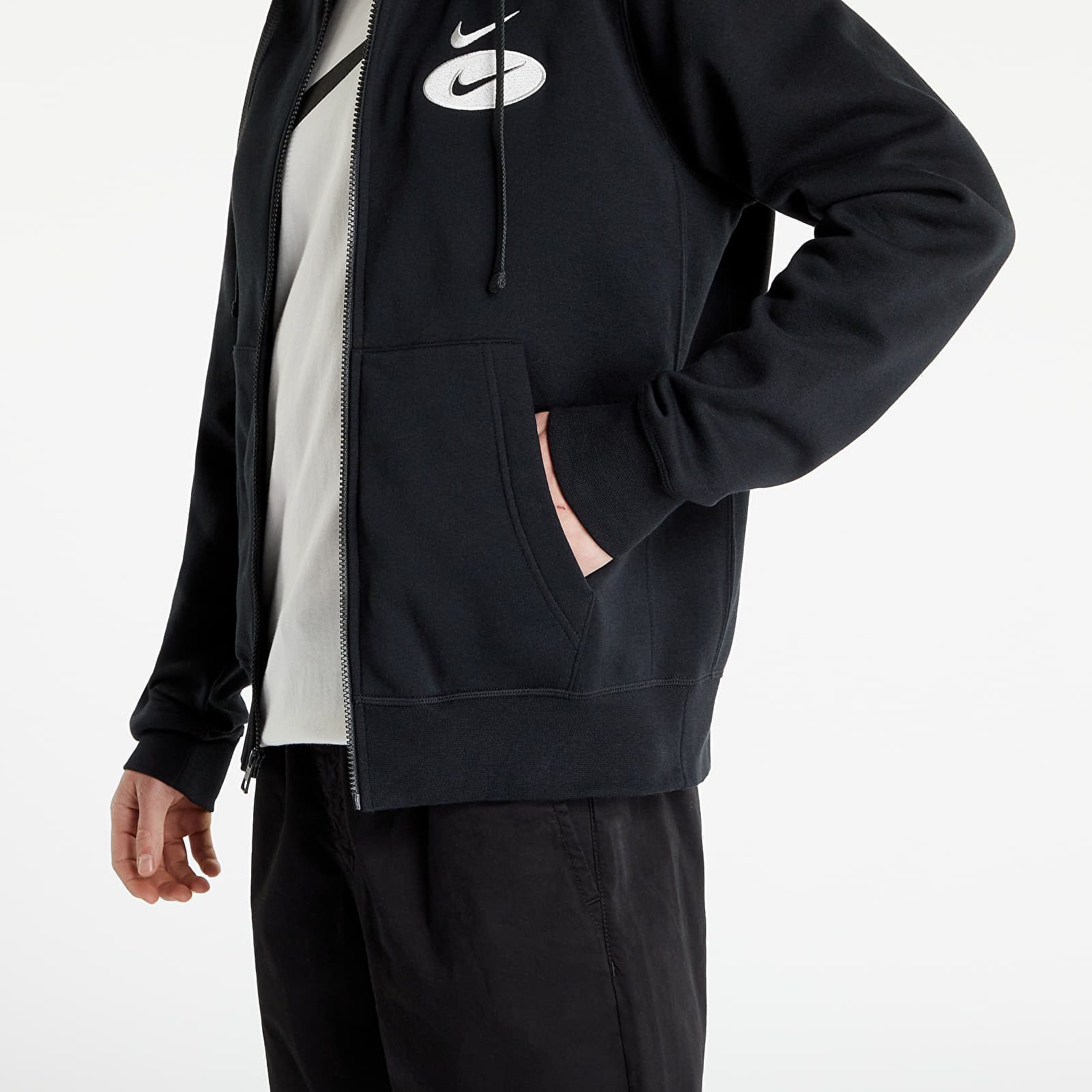 Nike league fleece tracksuit black online