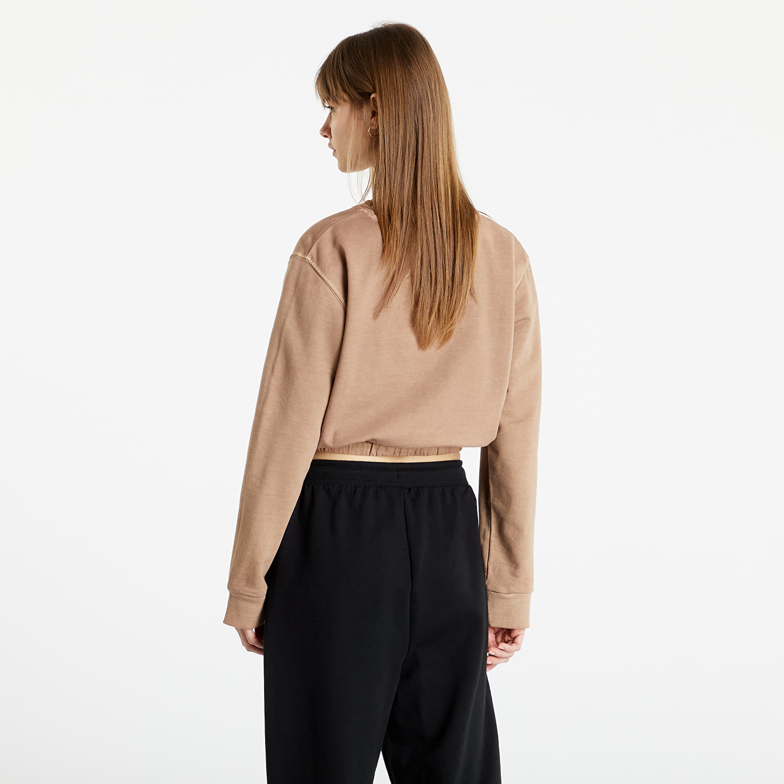 Hoodies and sweatshirts  Ellesse Popsy Cropped Sweatshirt Brown