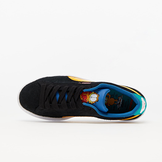 Men s shoes Puma x Garfield Suede Dark Cheddar Celandine Vallarta Blue Footshop