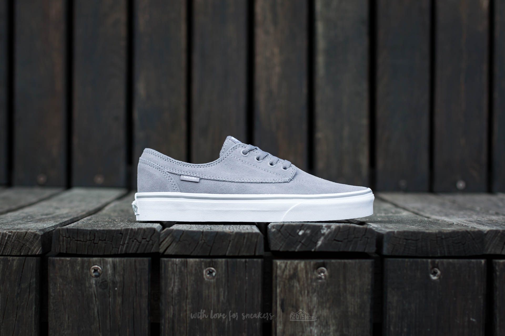 Herren Sneaker und Schuhe Vans Brigata (Suede) Frost Gray/ True White