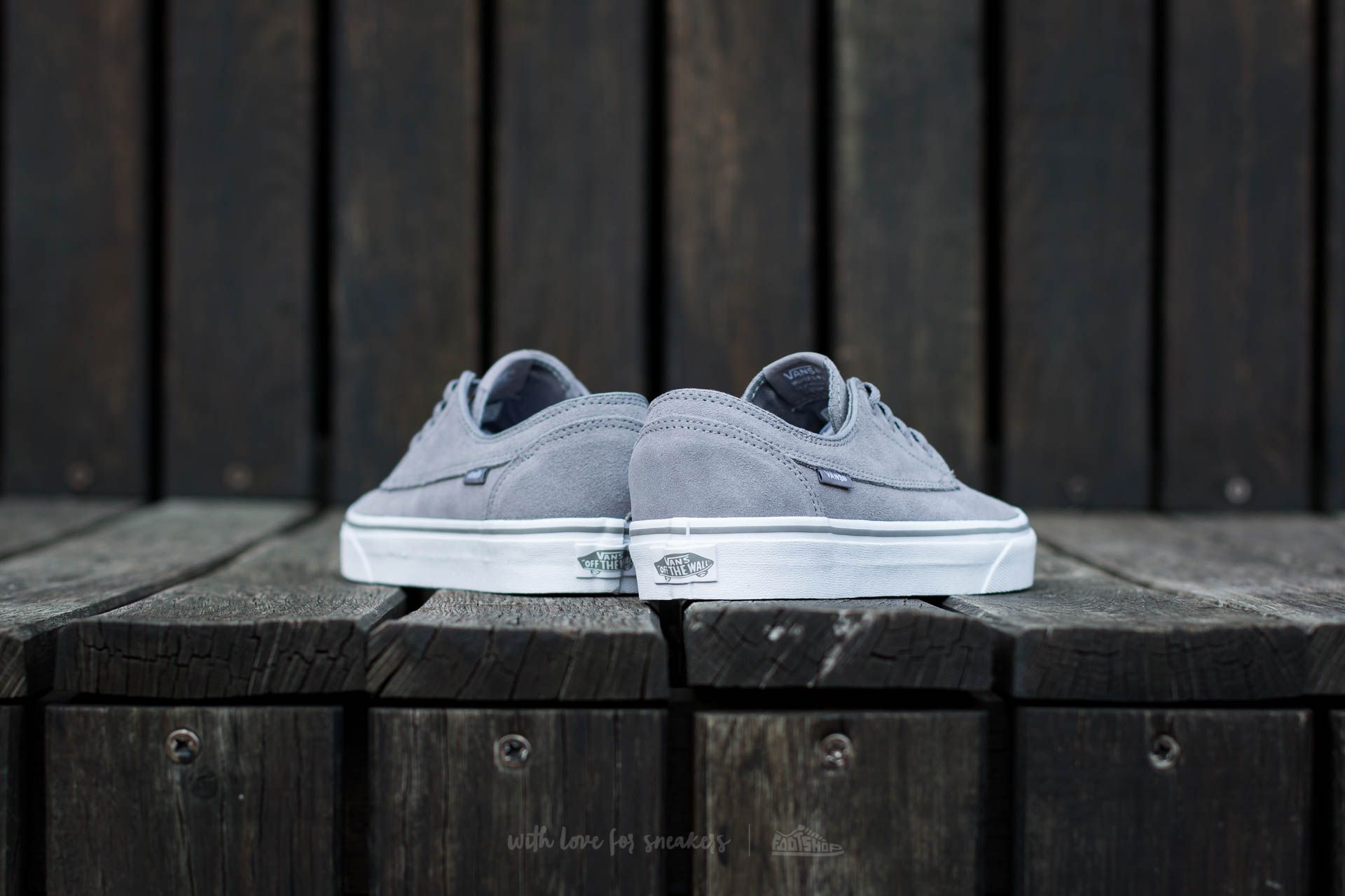 Herren Sneaker und Schuhe Vans Brigata (Suede) Frost Gray/ True White