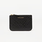 Comme des Garçons Embossed Roots Wallet Black