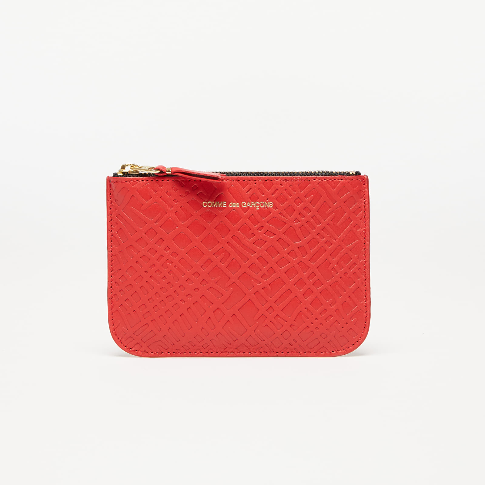 Portofele Comme des Garçons Embossed Roots Wallet Red