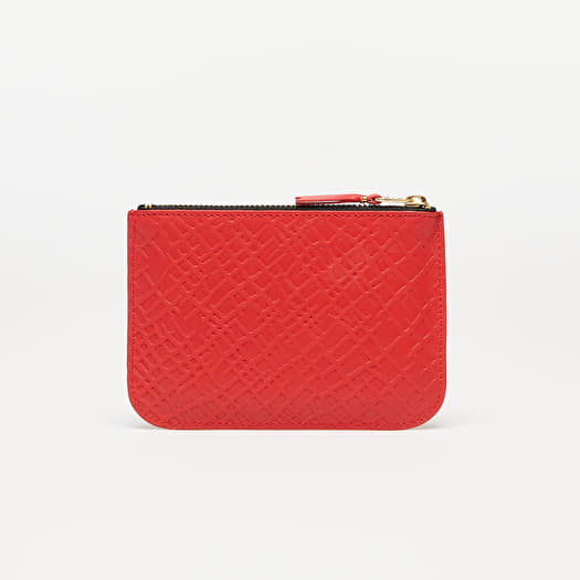 Wallets Comme des Garcons Embossed Roots Wallet Red Footshop