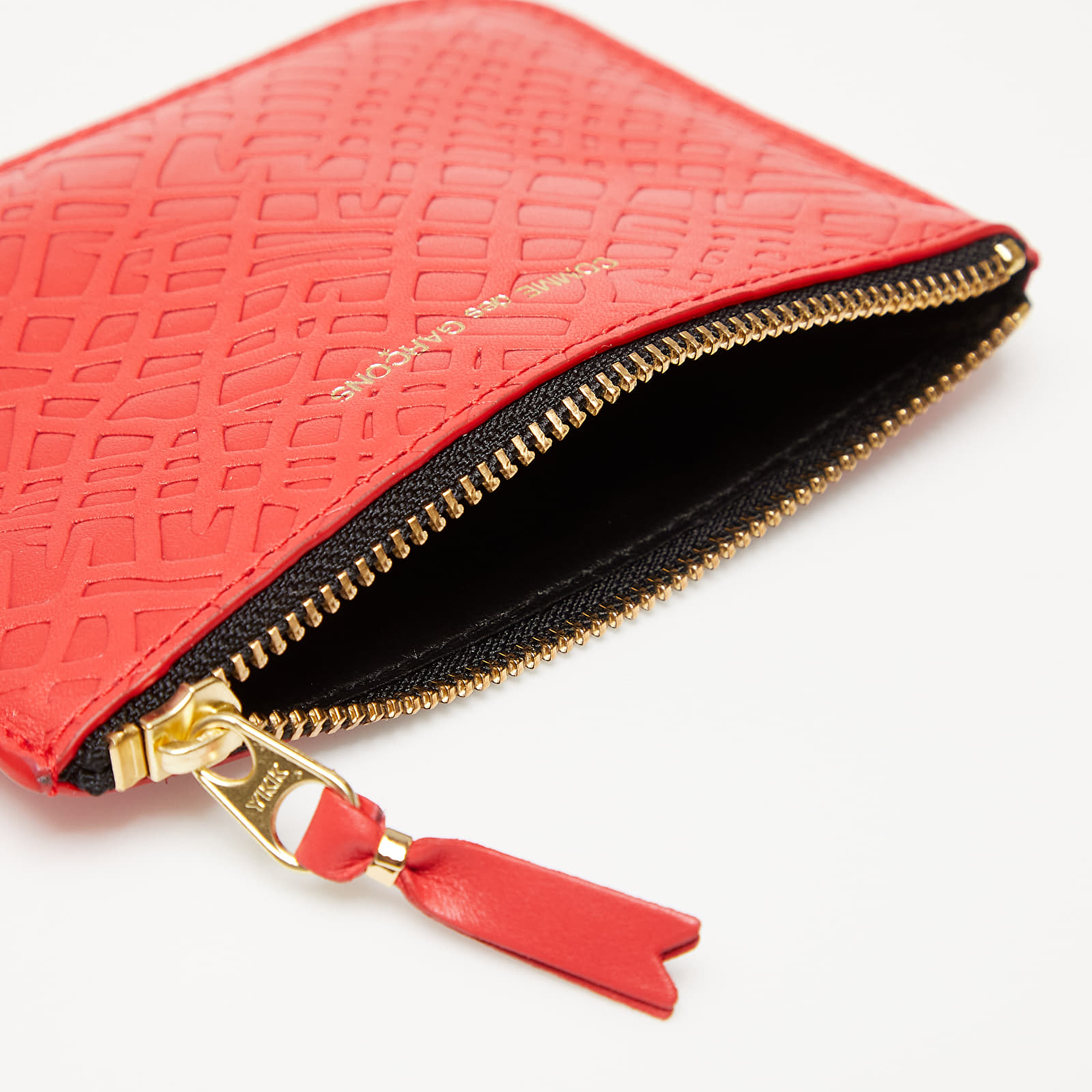 Portofele Comme des Garçons Embossed Roots Wallet Red