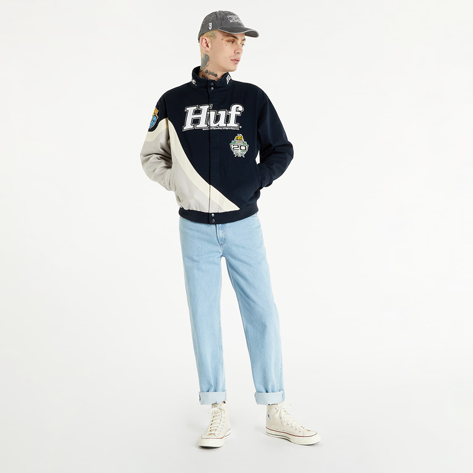 Kurtki HUF Daytona Jacket Indigo Footshop