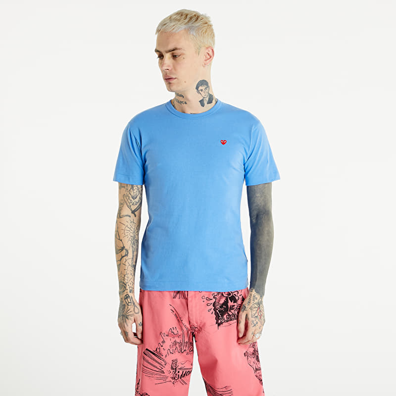 Comme des Garçons PLAY Heart Logo Tee UNISEX Blue