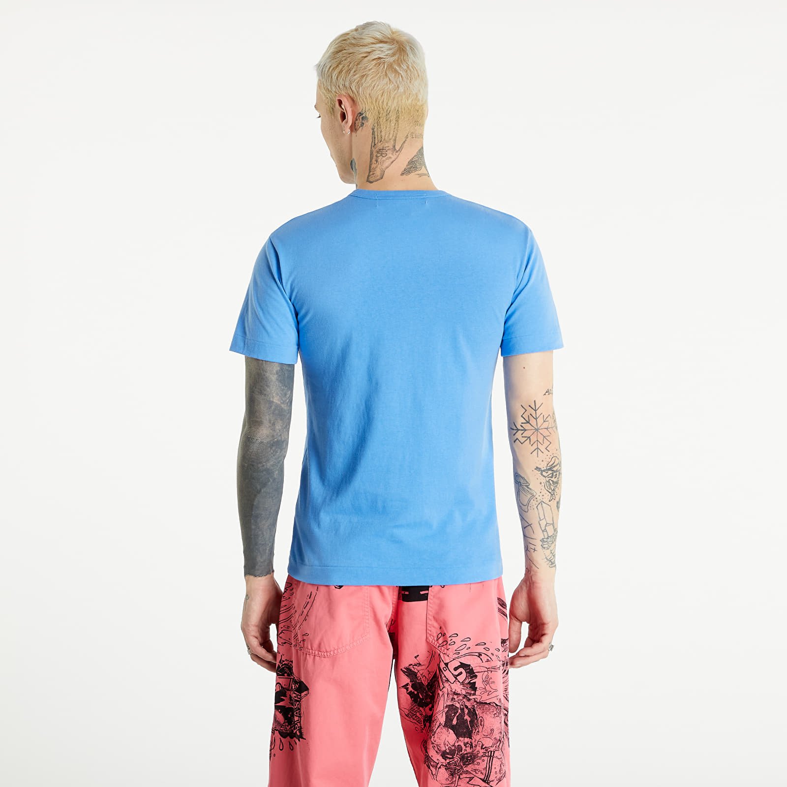T-shirts Comme des Garçons PLAY Heart Logo Tee  UNISEX Blue