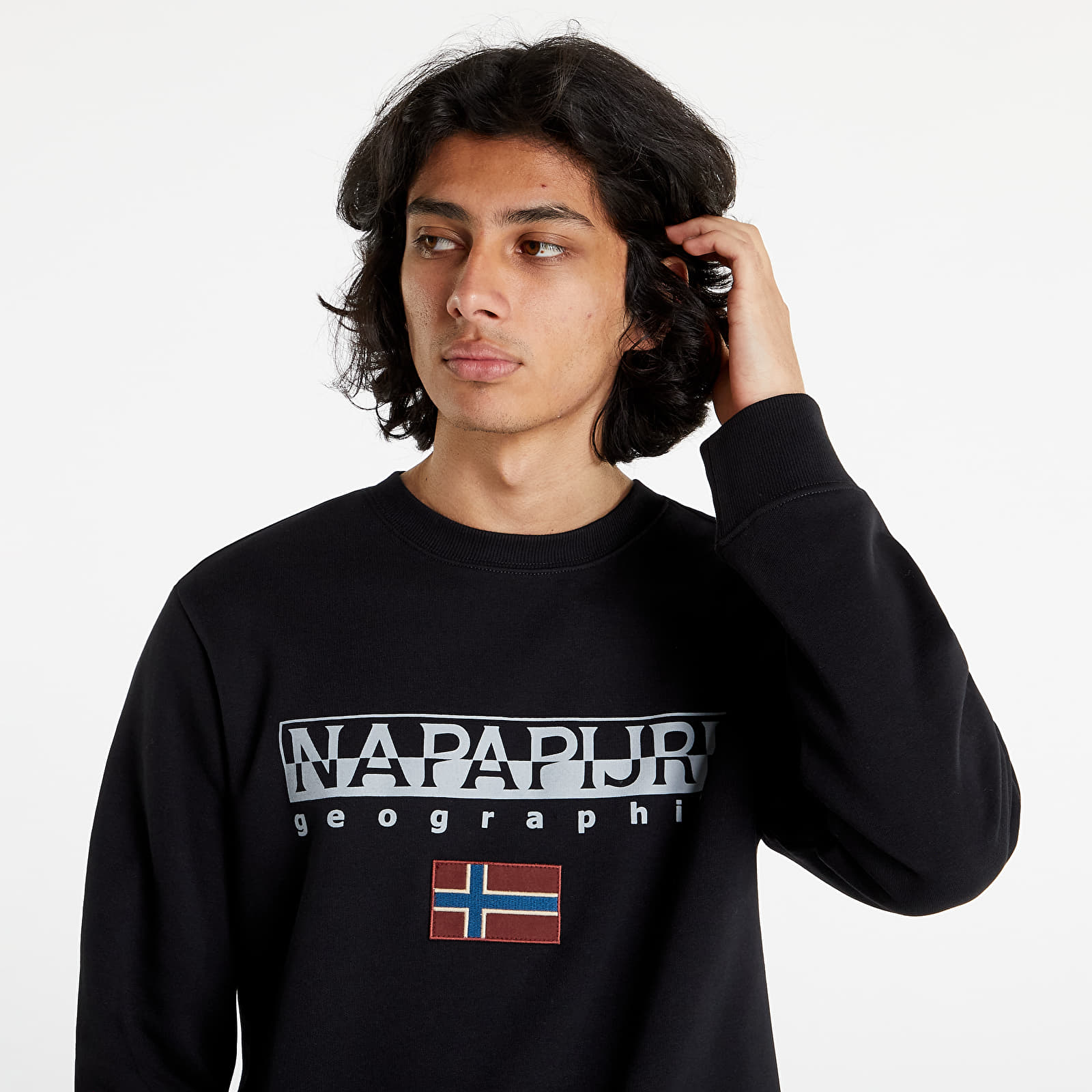 Sudaderas Napapijri Geographic Crewneck Black