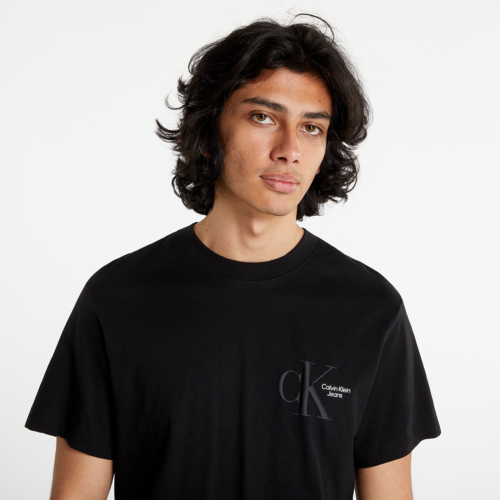 Μπλούζες Calvin Klein Jeans Dynamic Ck Back Graphic Tee Ck Black
