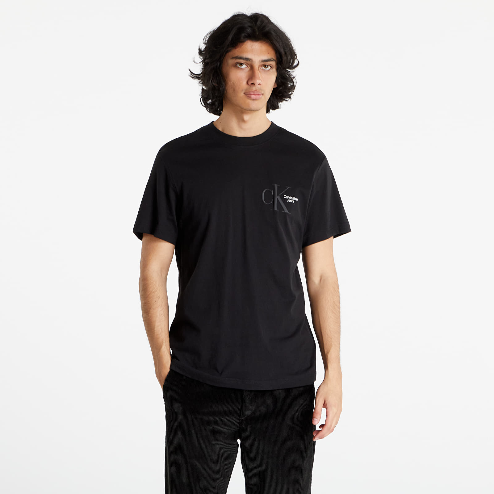 Μπλούζες Calvin Klein Jeans Dynamic Ck Back Graphic Tee Ck Black